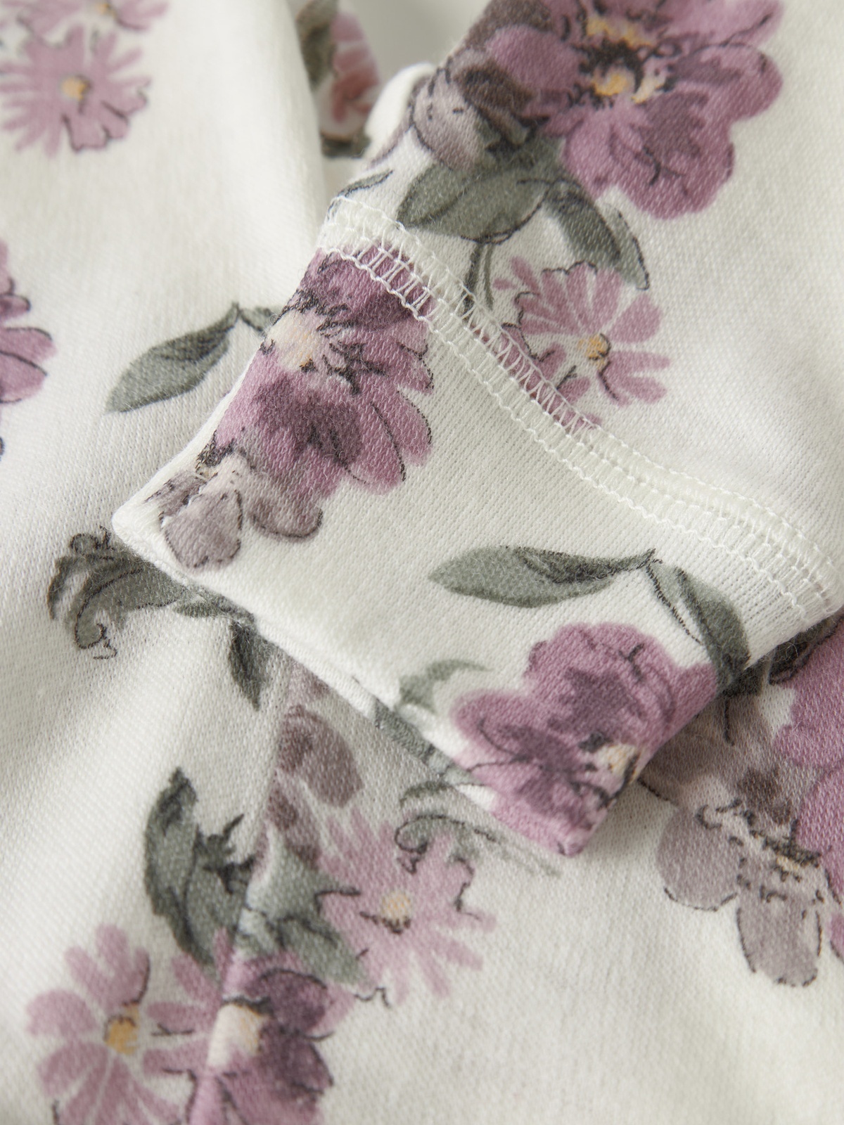 Name It Willitus Wool Legging snow white flower bouquet