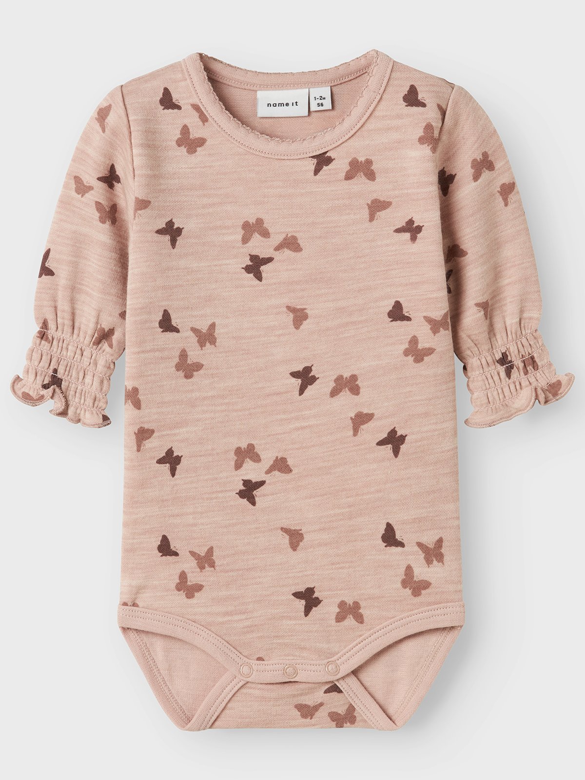 Name It Wuppo Wo/Co Long Sleeve Body Shadow Gray