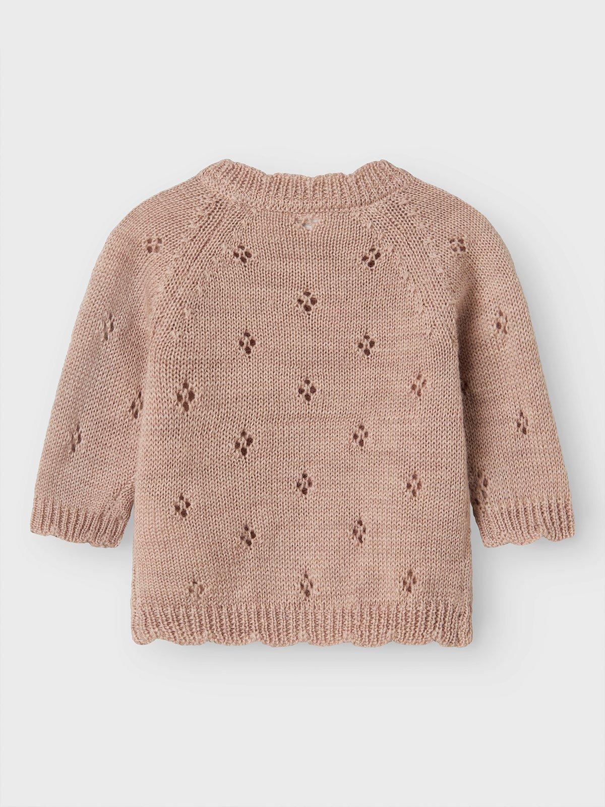 Name It Wrilla Wool Long Sleeve Knit Card Shadow Gray