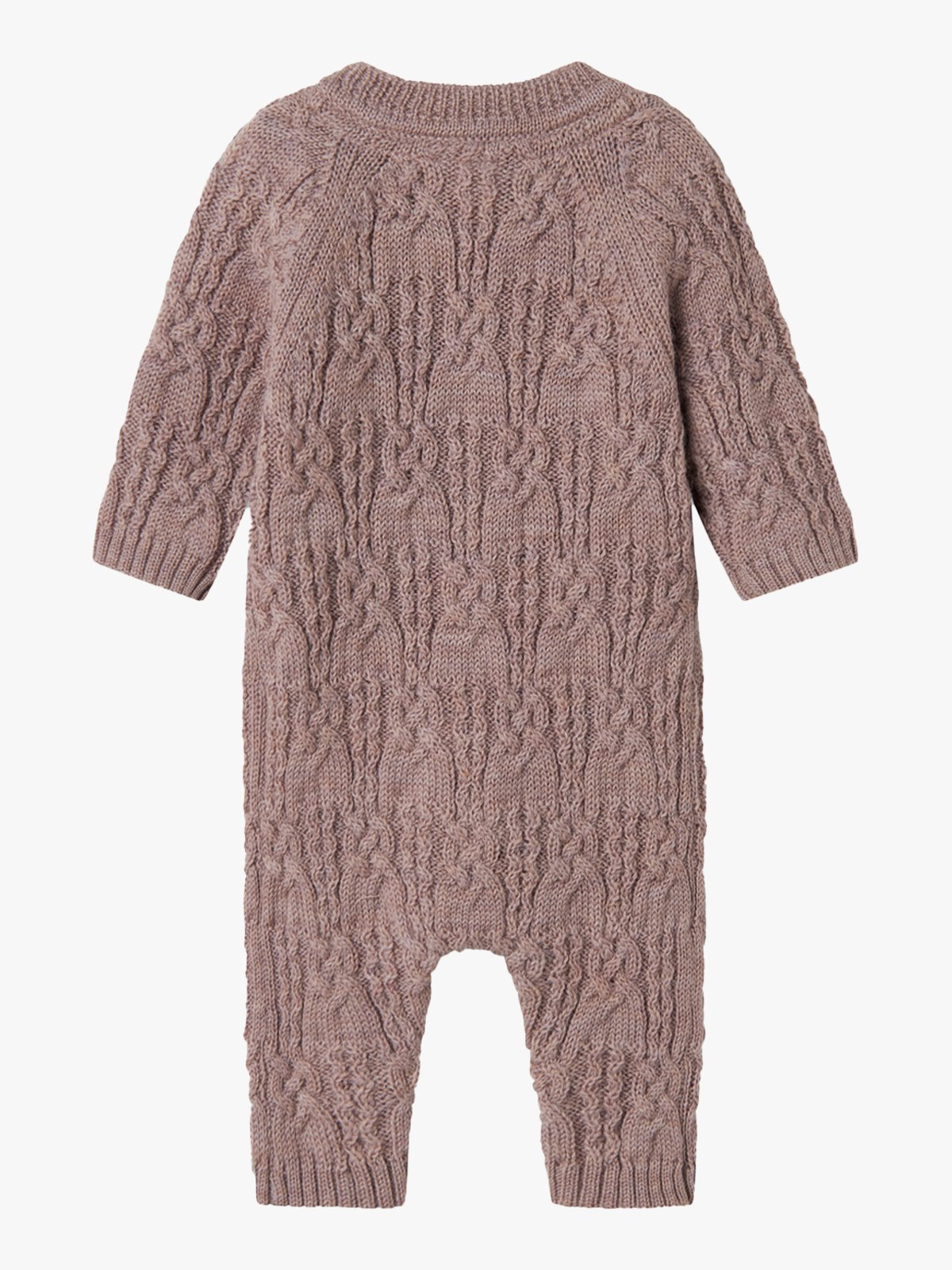 Name It Wrilla Wool Long Sleeve Knit Suit Purple Dove