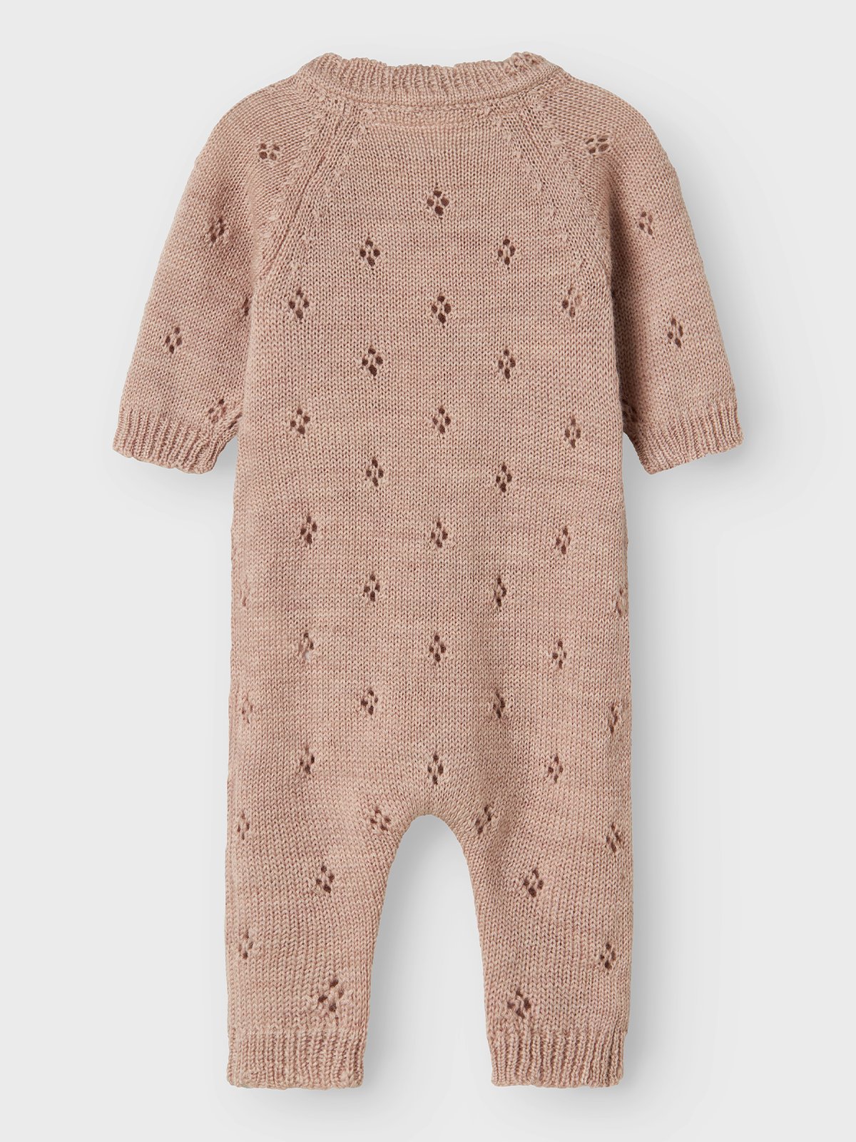 Name It Wrilla Wool Long Sleeve Knit Suit Shadow Gray