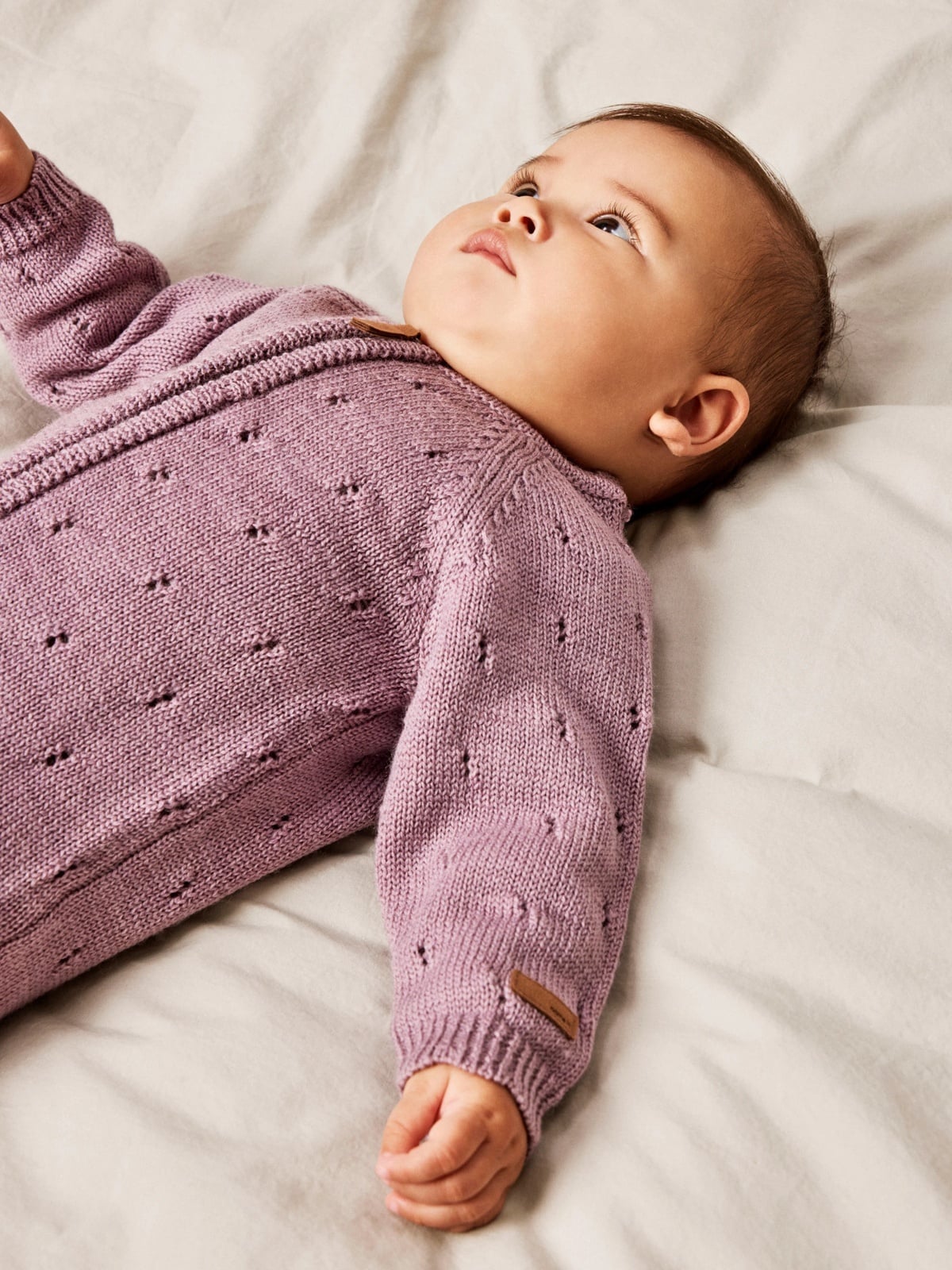 Name It Wrilla Wool Long Sleeve Knit Suit toadstool