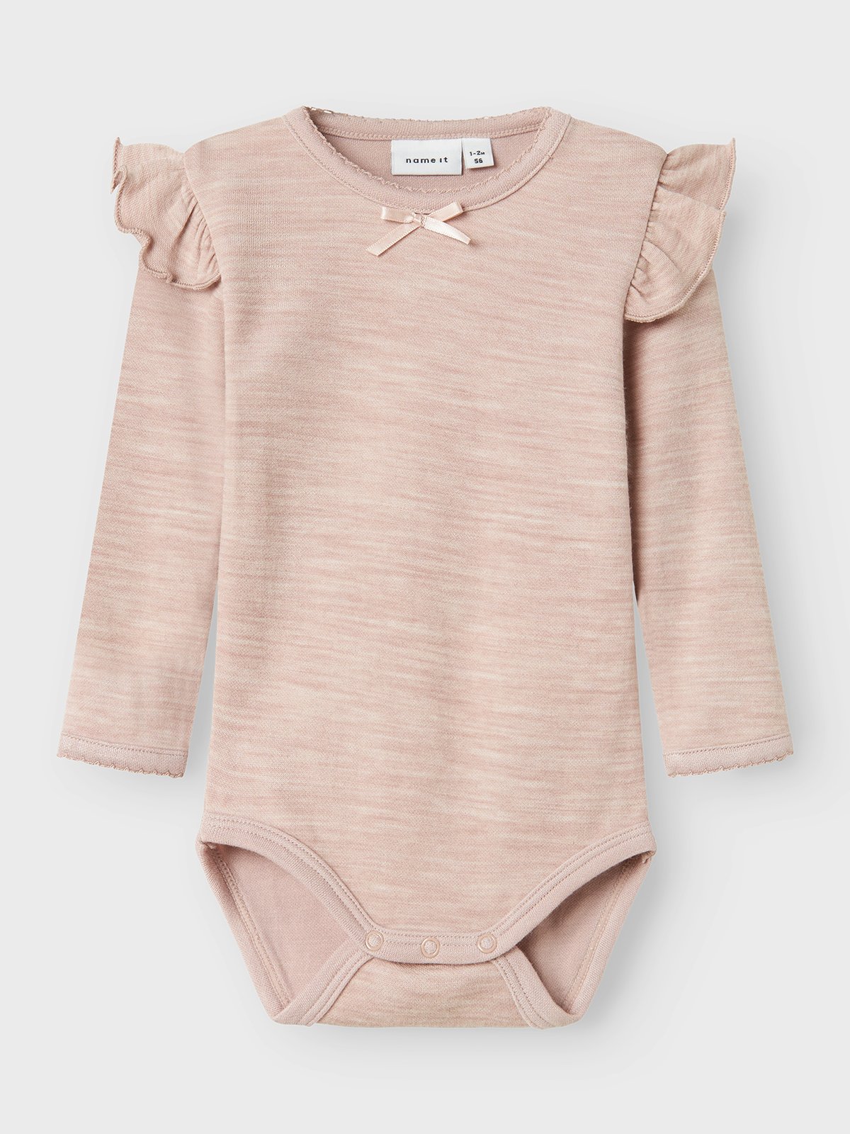 Name It Wyla Long Sleeve Body Shadow Gray