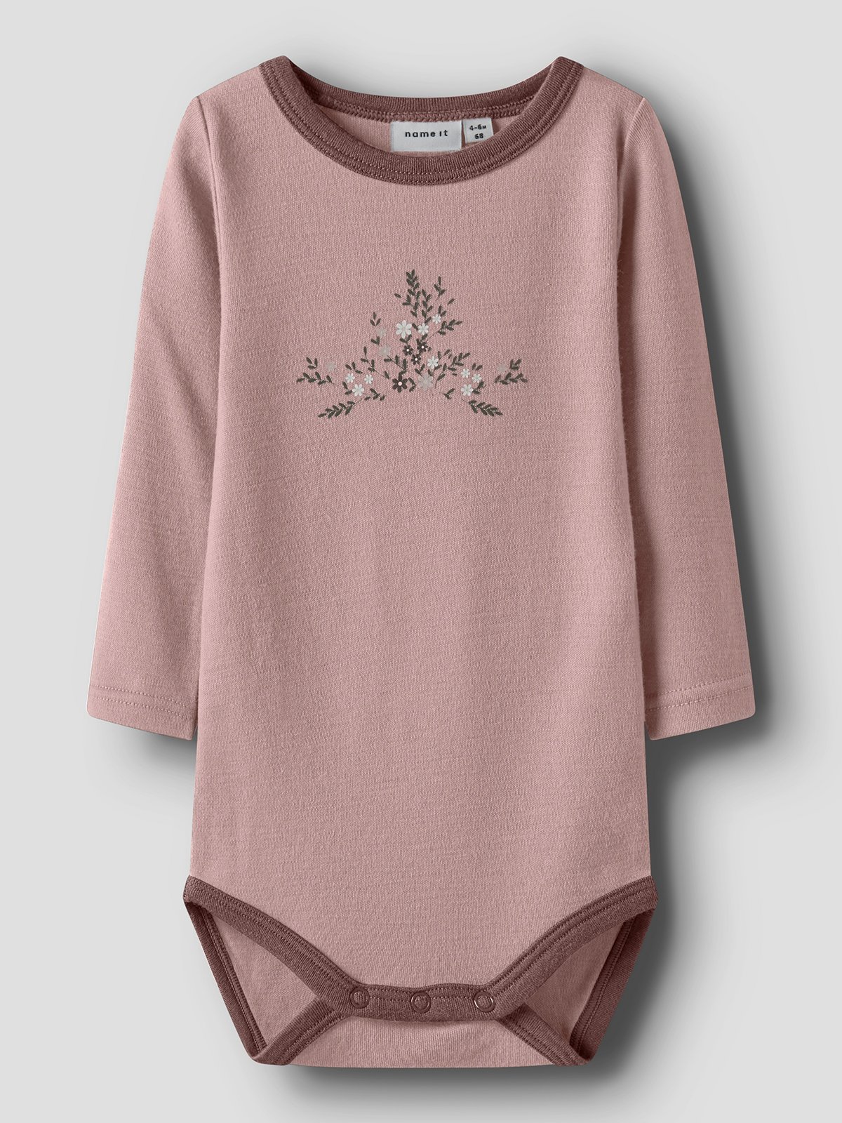 Name It Willow Wool Long Sleeve Body Antler