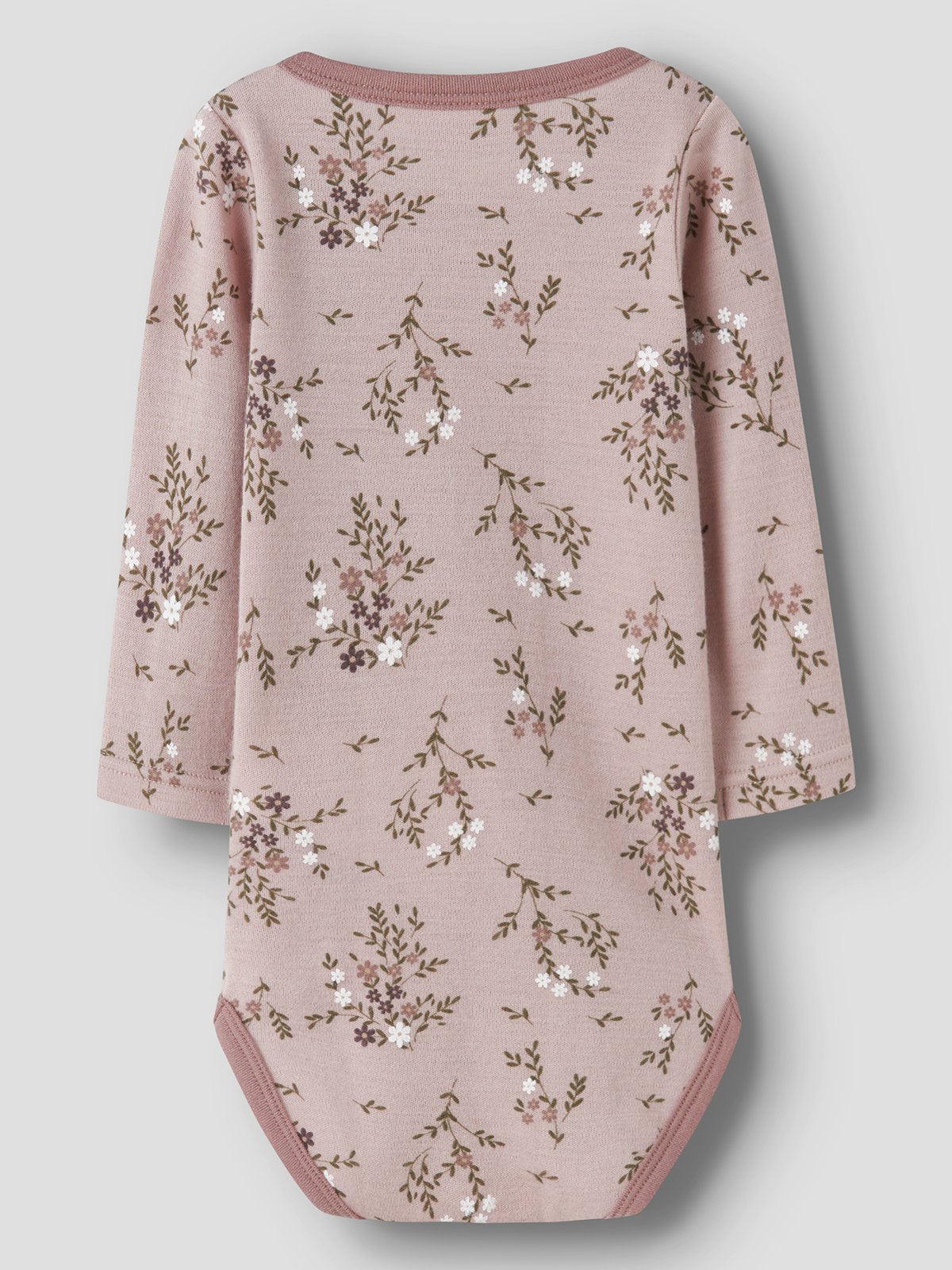 Name It Willow Wool Long Sleeve Body Shadow Gray