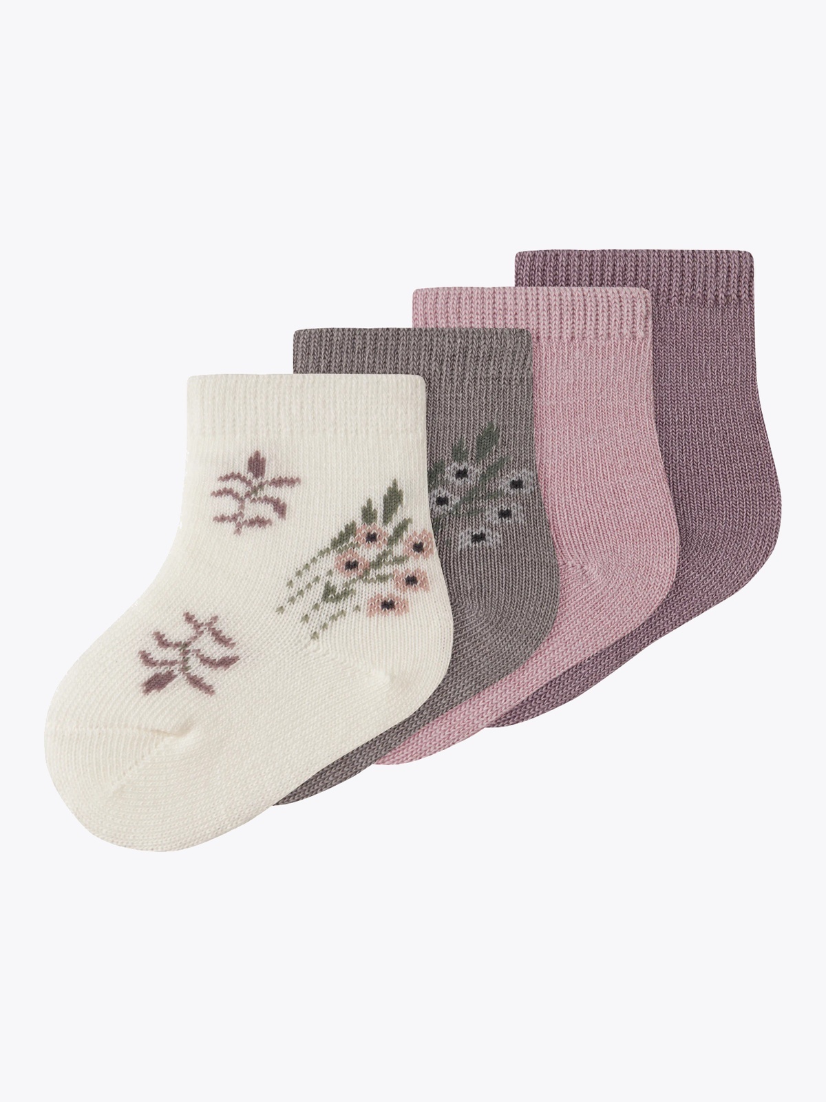 Name It Wak Wool Blend 4 Pack Sock toadstool 4p sate jaq+toad+violet+snow jaq