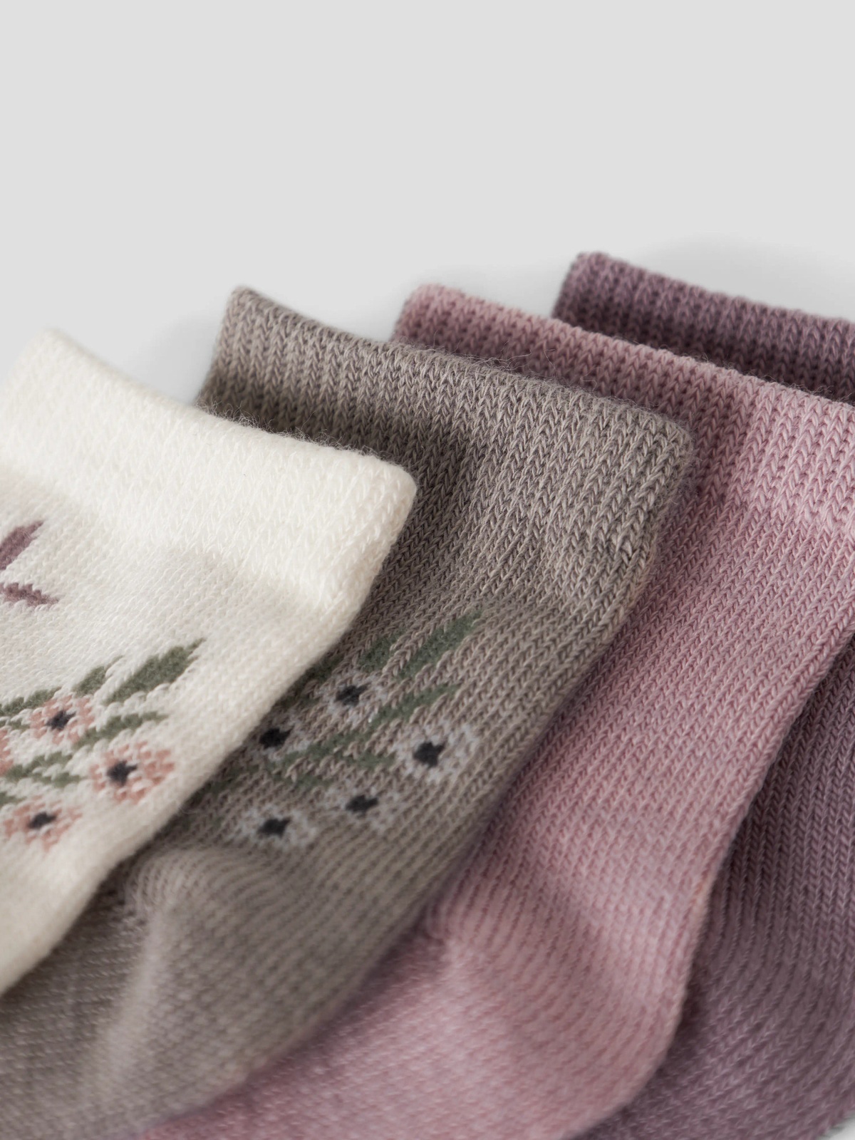 Name It Wak Wool Blend 4 Pack Sock toadstool 4p sate jaq+toad+violet+snow jaq