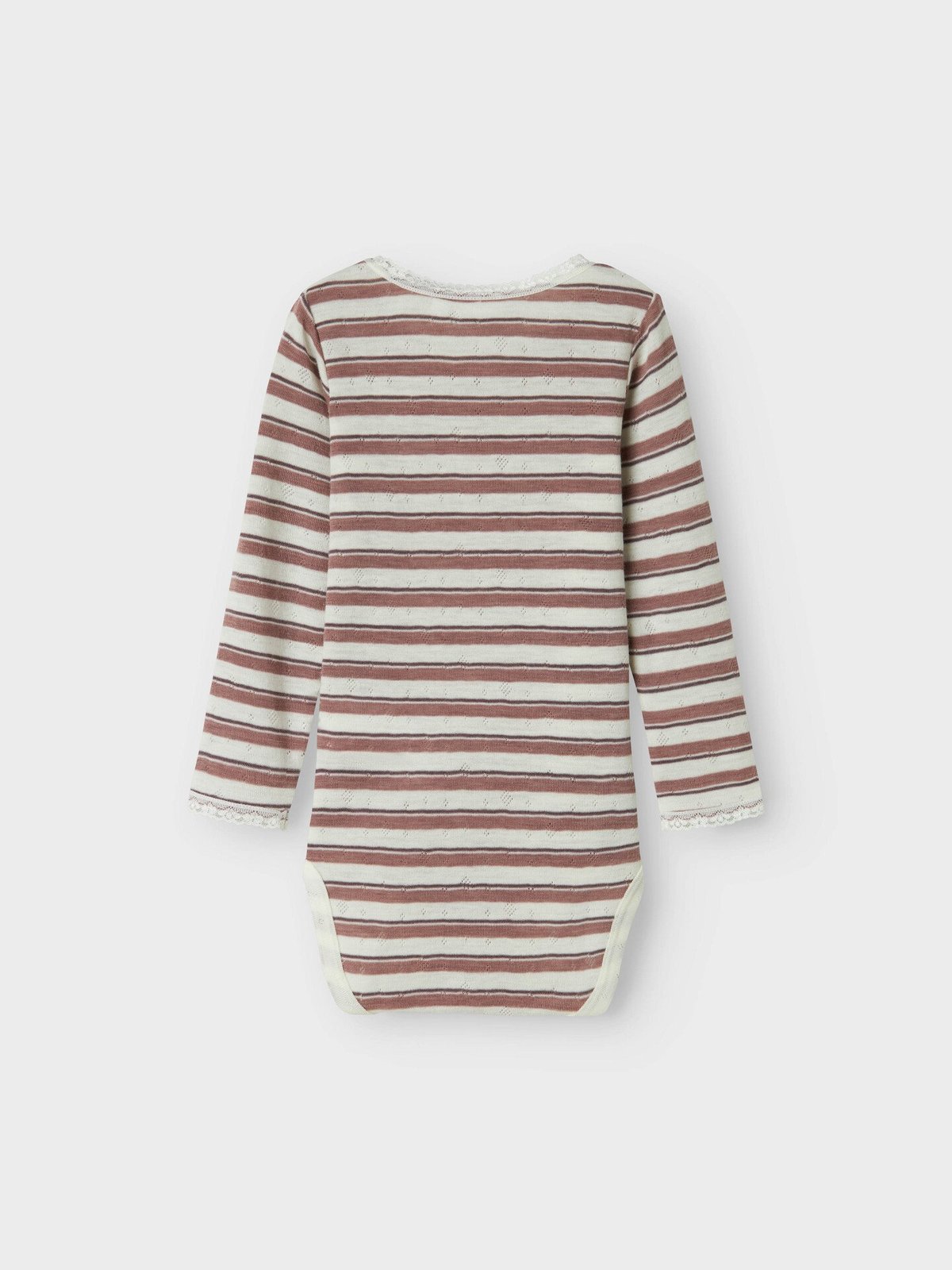 Name It Wang Wool Needle Long Sleeve Body Rosa