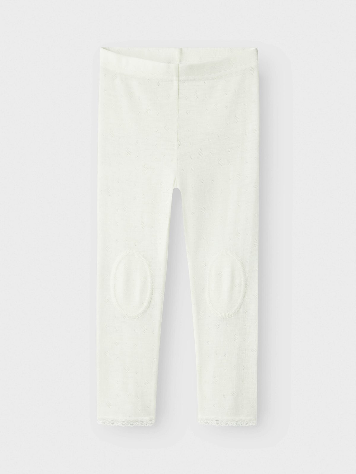 Name It Wang Wool Neddle Legging Solid Snow White