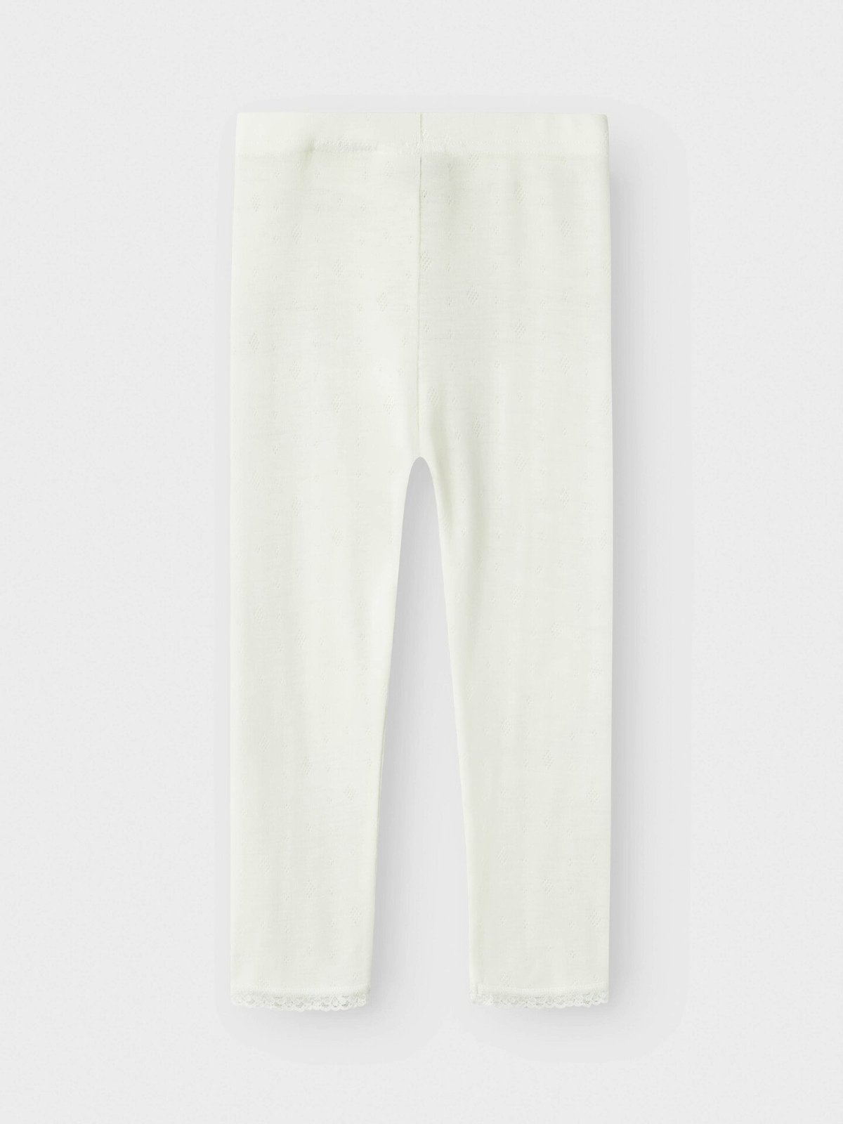 Name It Wang Wool Neddle Legging Solid Snow White