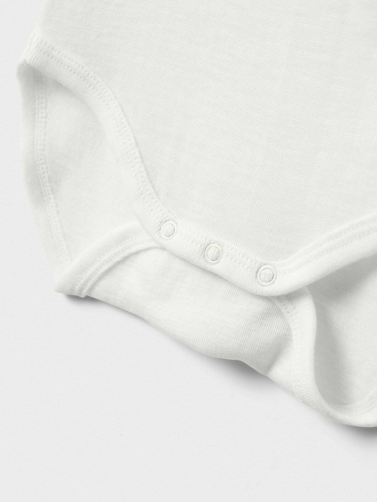 Name It Wang Wool Rib Long Sleeve Body W/Collar Snow White