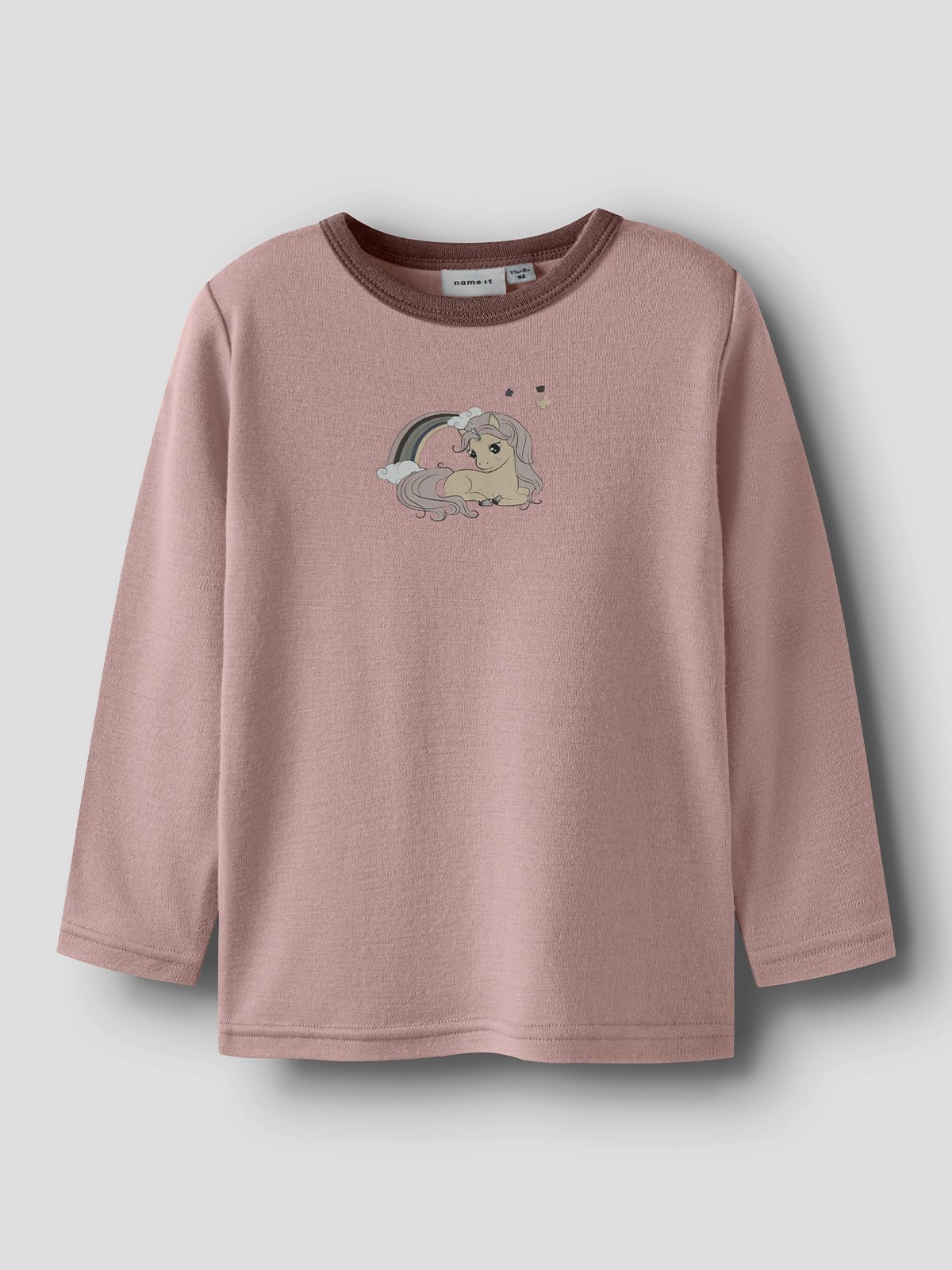 Name It Willit Wool Long Sleeve Top ANTLER