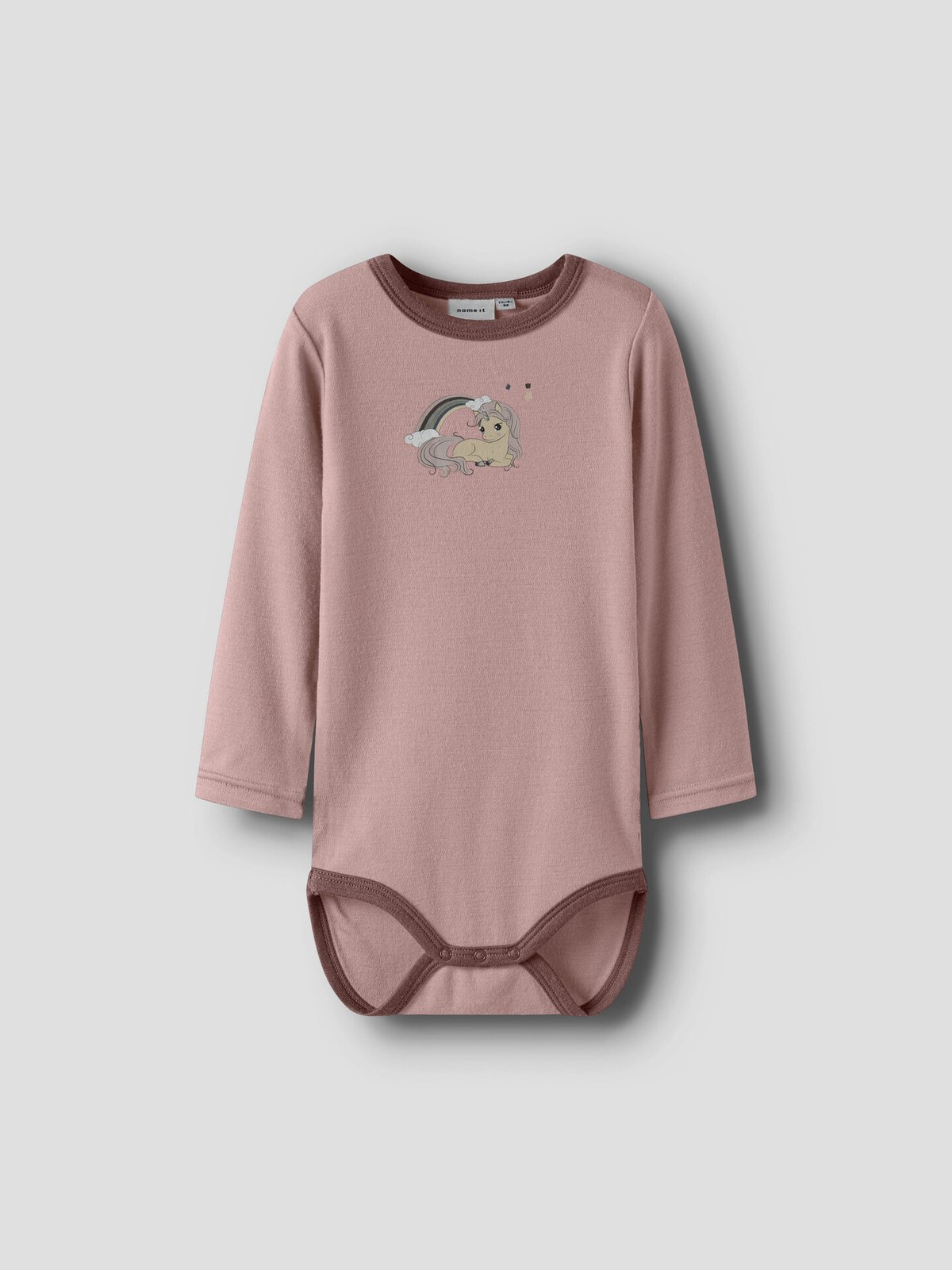 Name It Willit Wool Long Sleeve Body Antler