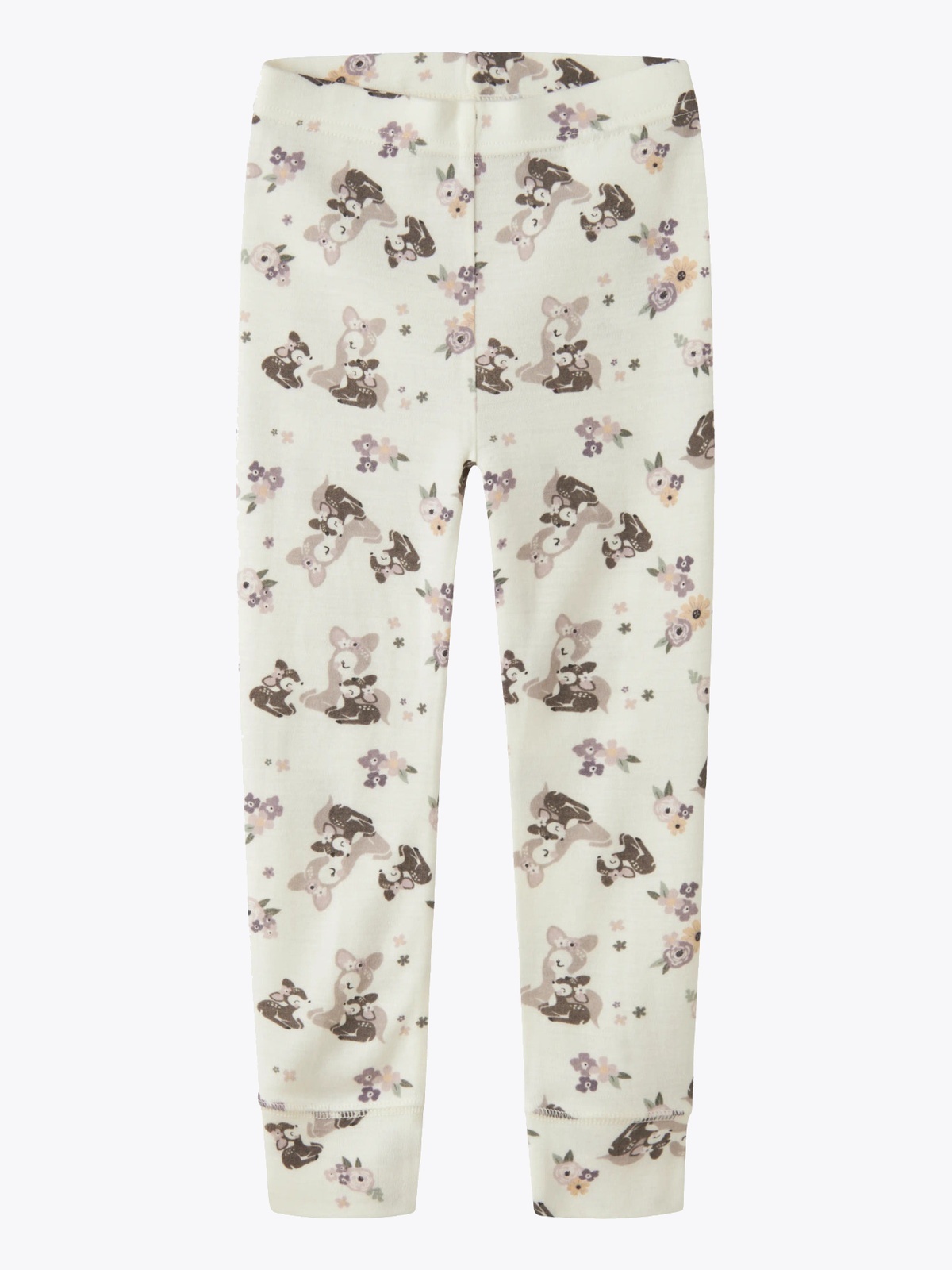 Name It Willit Wool Legging snow white bambi + flower
