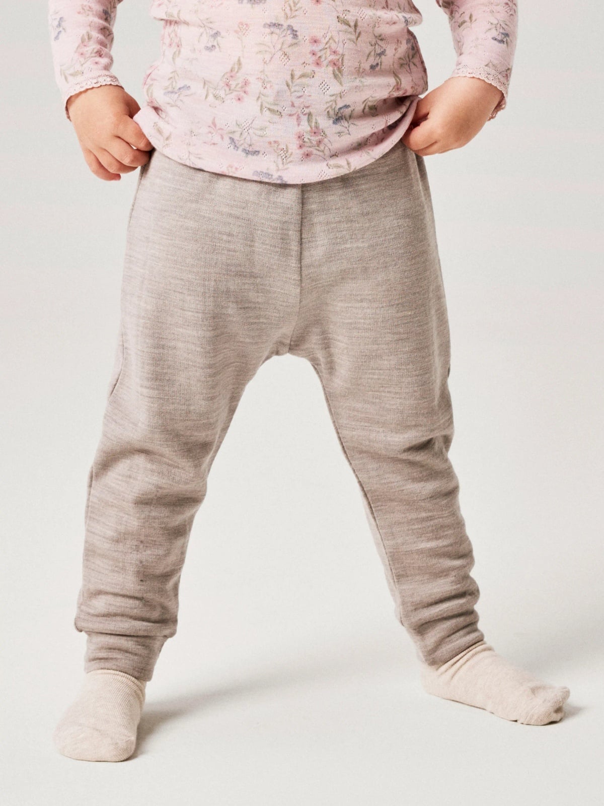 Name It Wesso Wool Swe Pant Satellite