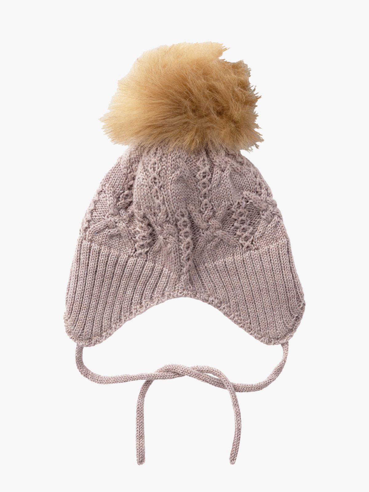 Name It Wrilla Wool Knit Hat Purple Dove