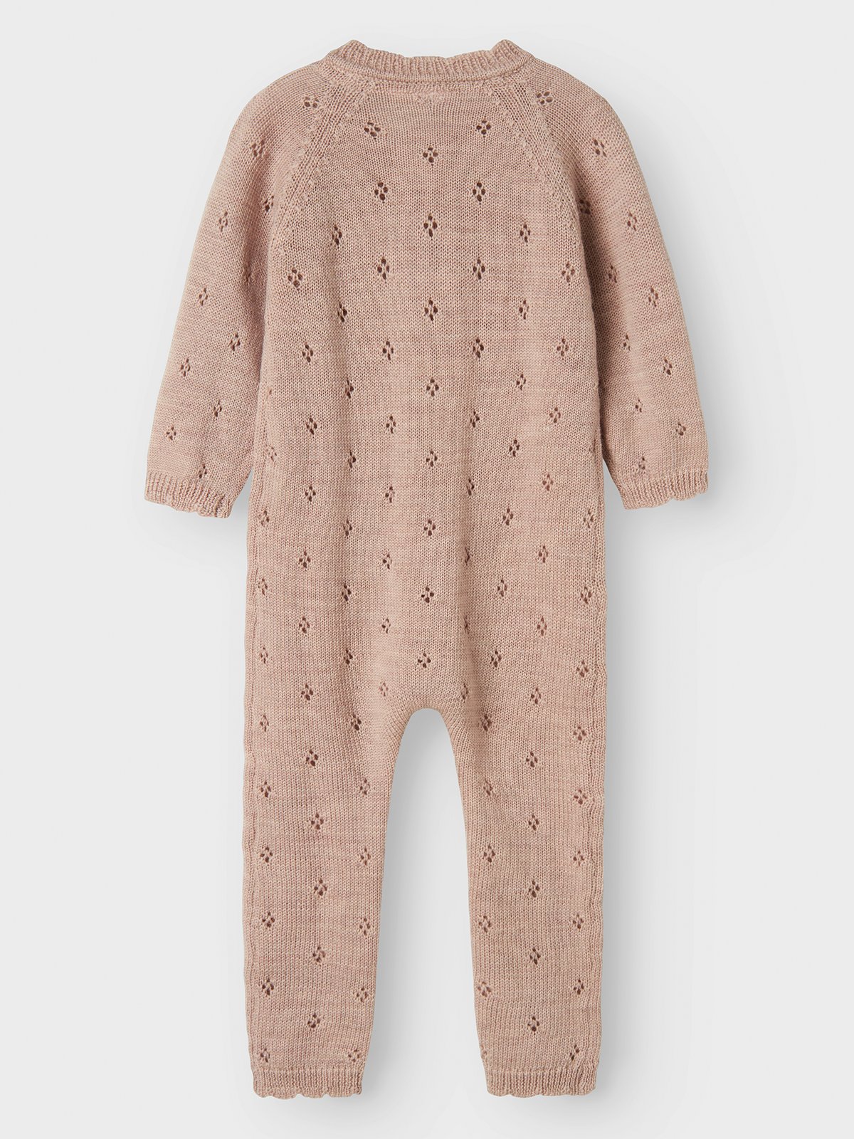 Name It Wrilla Wool Long Sleeve Knit Suit Shadow Grey