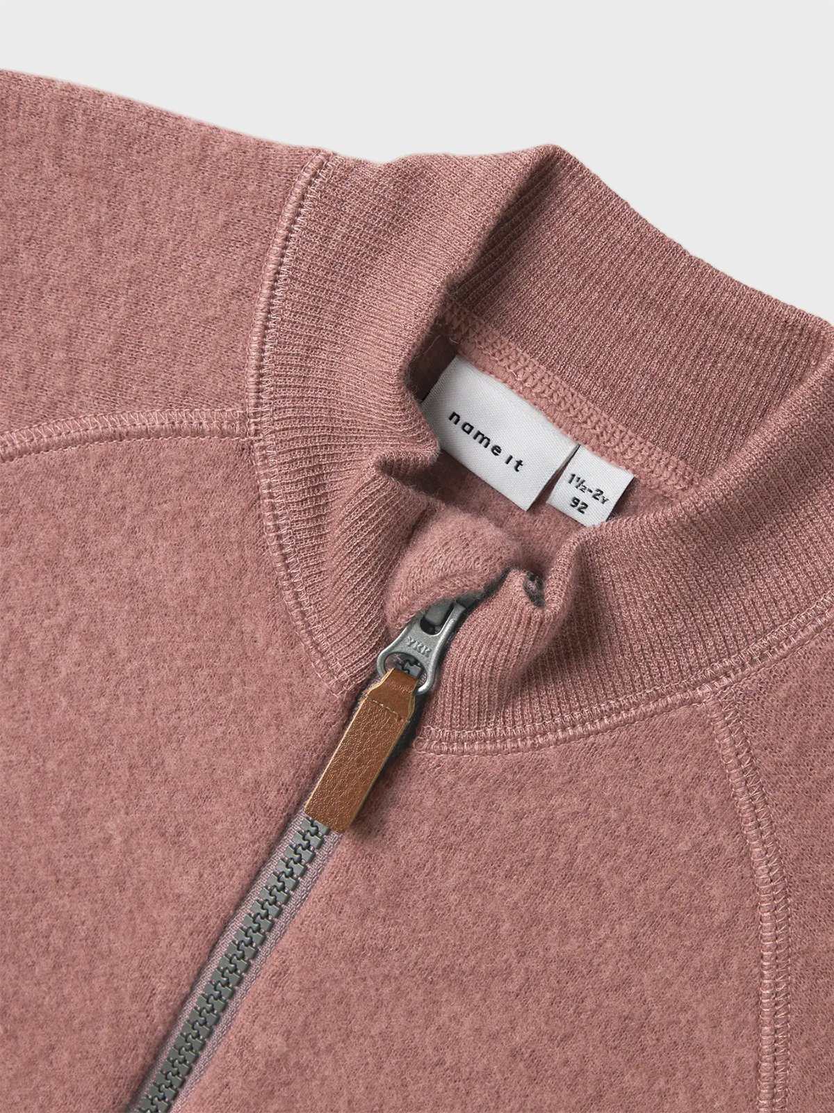 Name It Wmino Wool Brushed Long Sleeve Cardigan Antler