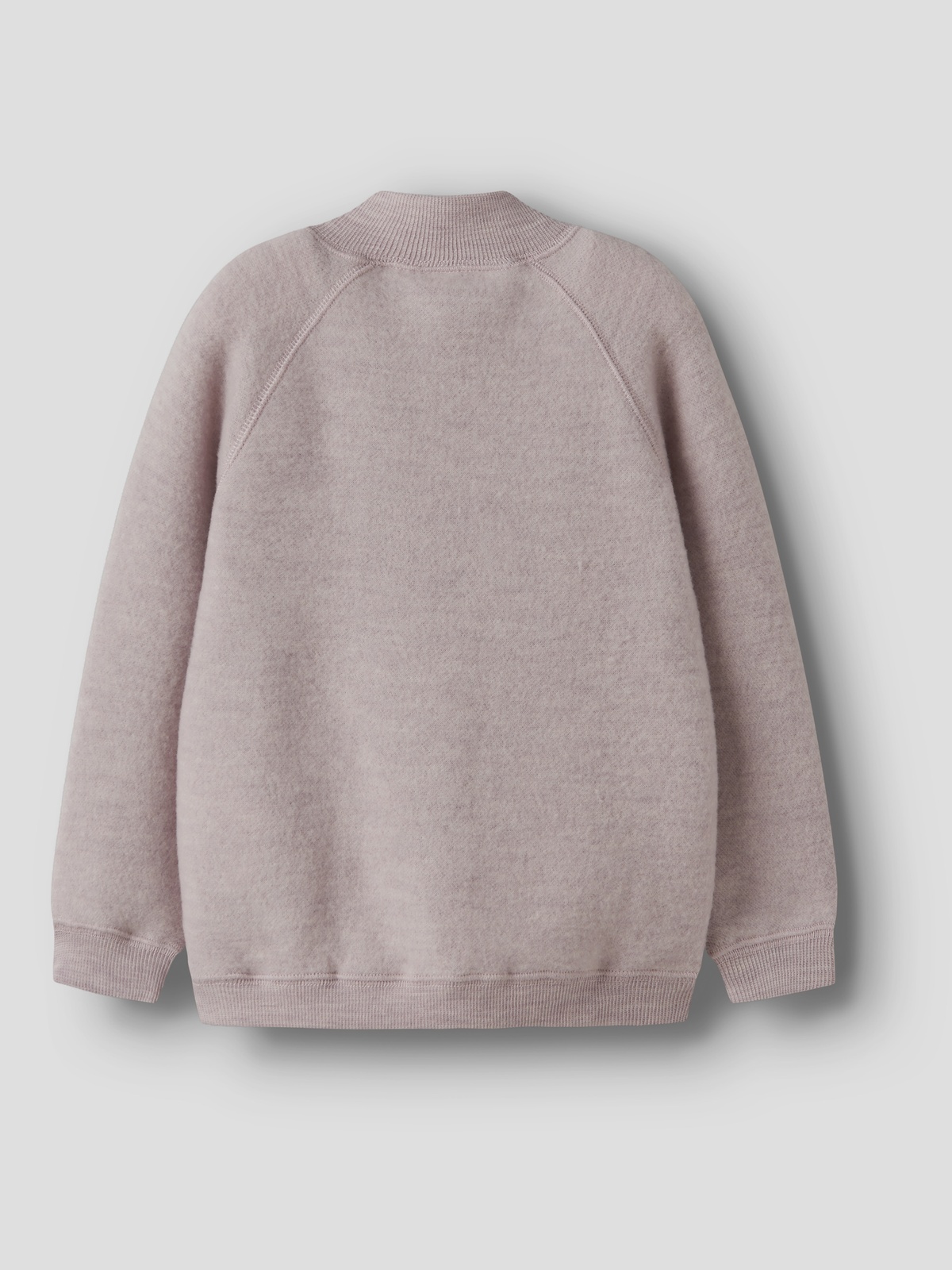 Name It Wmino Wool Brushed Long Sleeve Cardigan Violet Ice