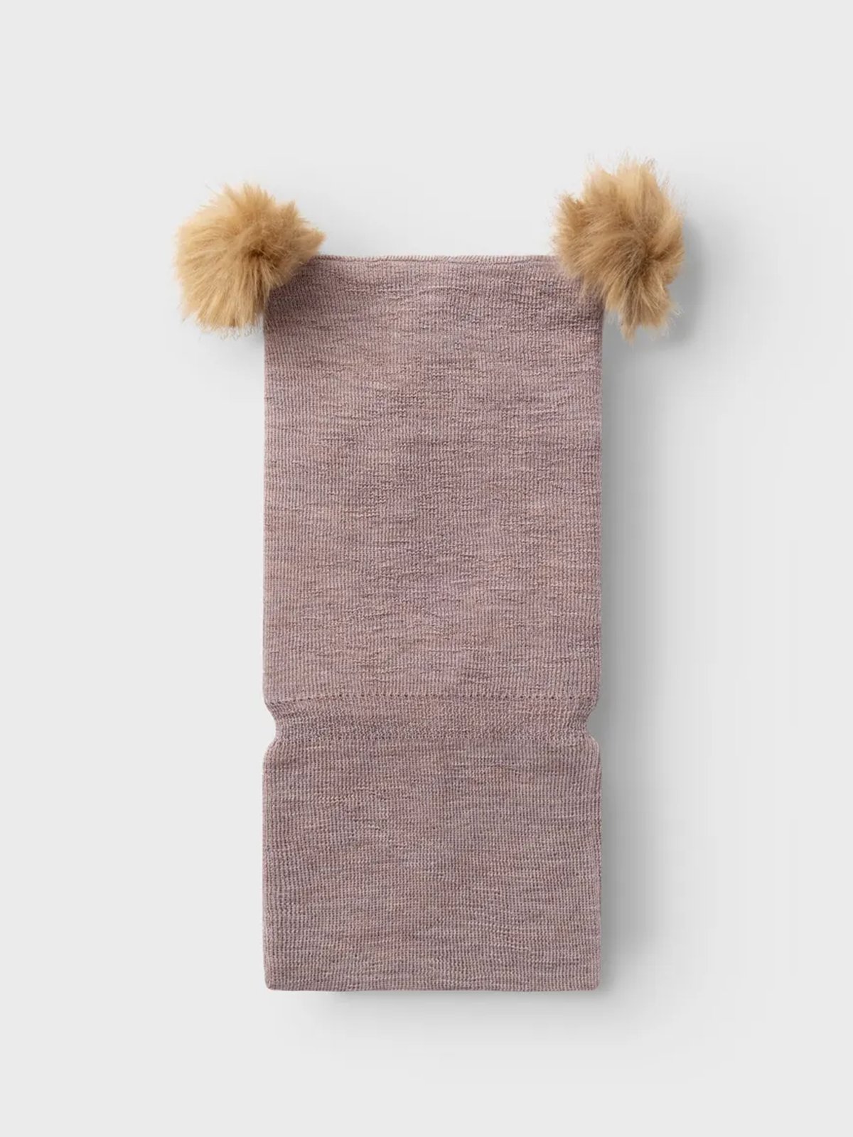 Name It Wlash Wool Balaclava Purple Dove