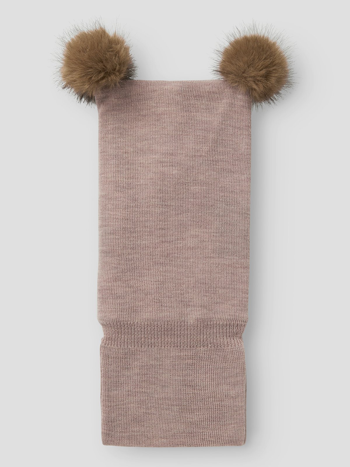 Name It Wlash Wool Balaclava Shadow Gray
