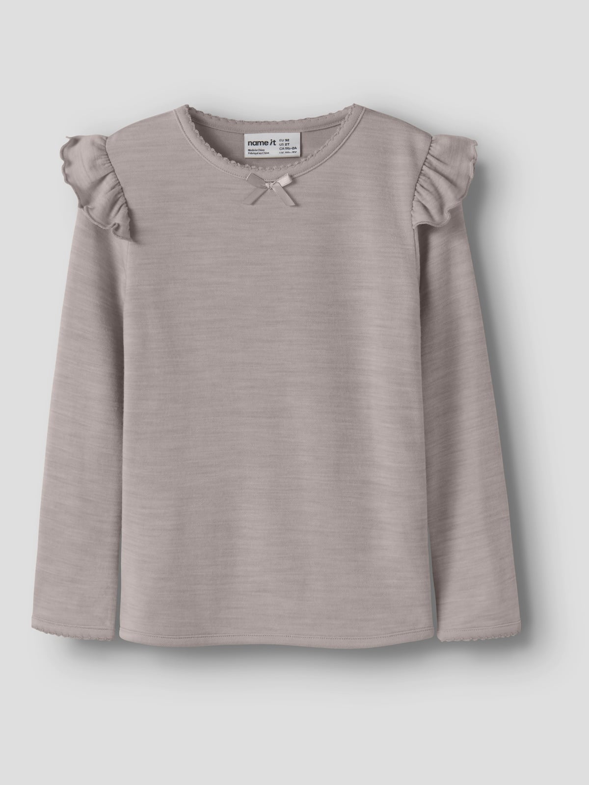 Name It Wyla Wo/Vi Long Sleeve Top Rosa