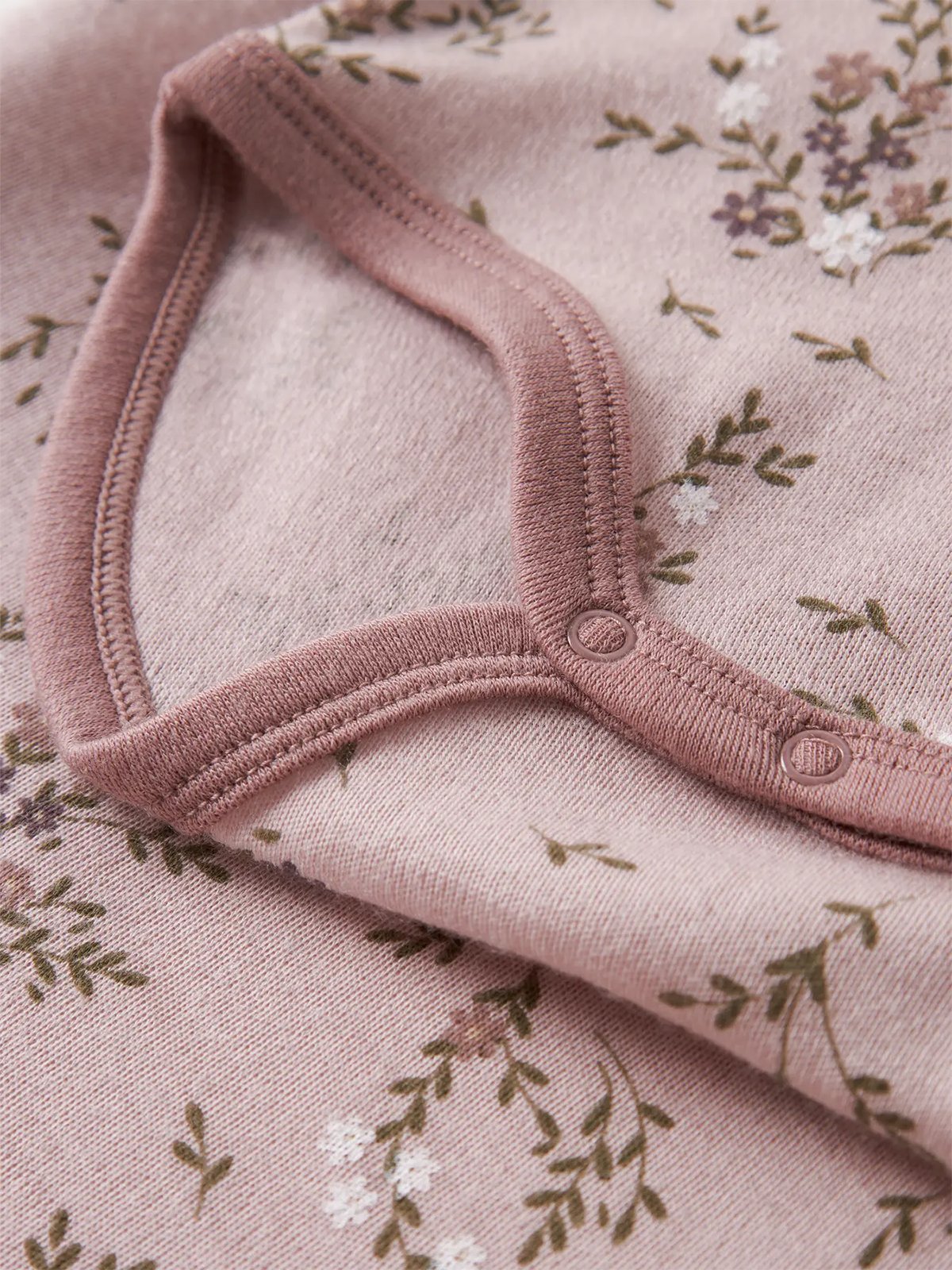 Name It Willow Wool Long Sleeve Body Shadow Gray Long flowers