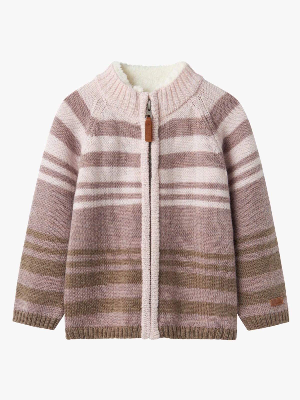 Name It Wriss Wool Long Sleeve Knit Card Purple Dove