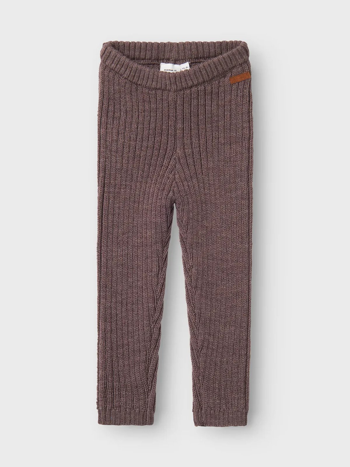 Name It Wriss Wool Knit Legging Sparrow