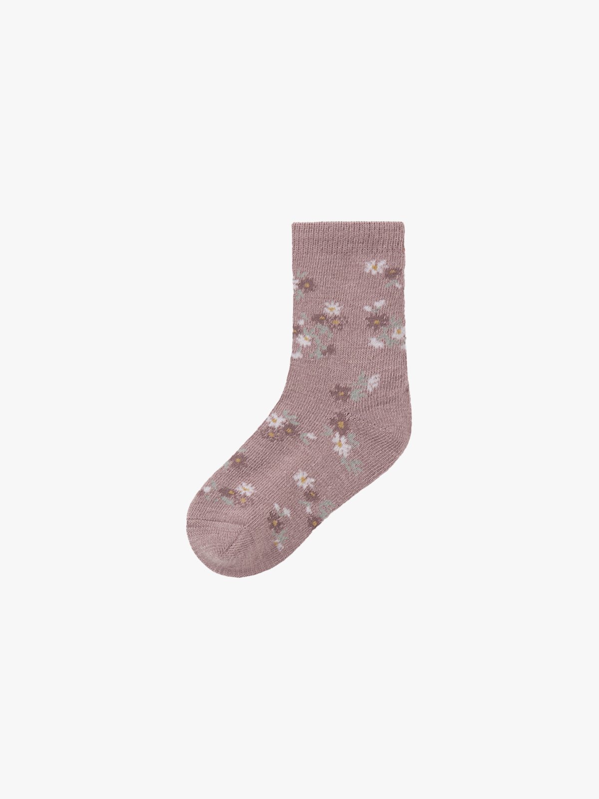 Name It Wak Wool Blend 4 Pack Sock Purple Dove 4P
