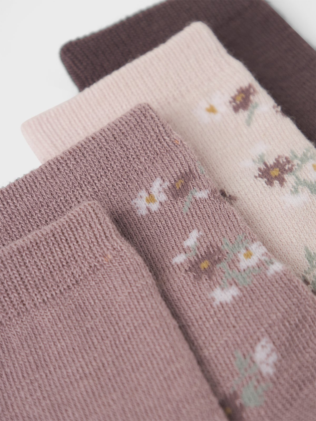 Name It Wak Wool Blend 4 Pack Sock Purple Dove 4P