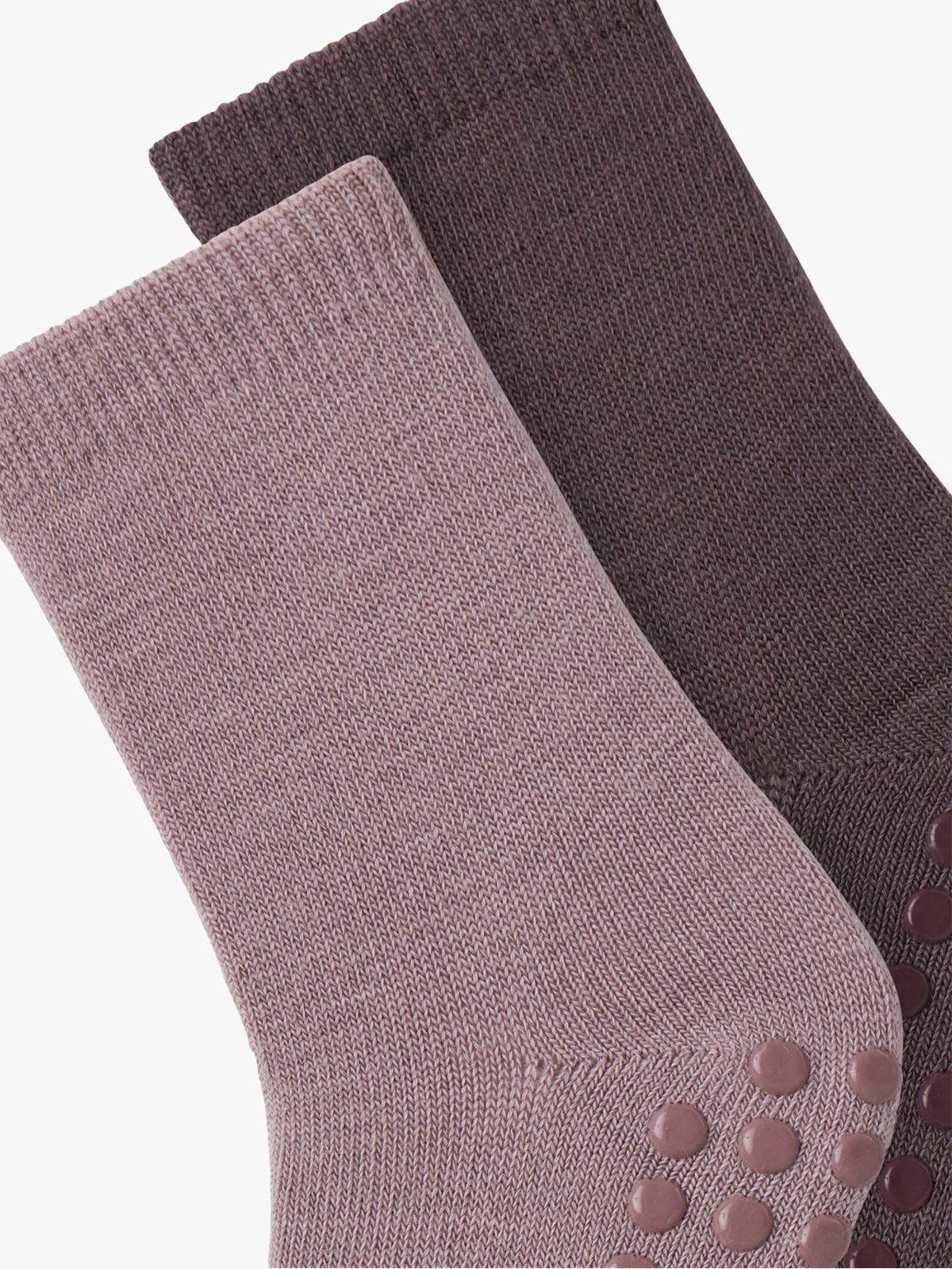Name It Wak Wool Blend 2 Pack Sock With Non Skid Purple Dove 2P Purple Dove + Sparrow