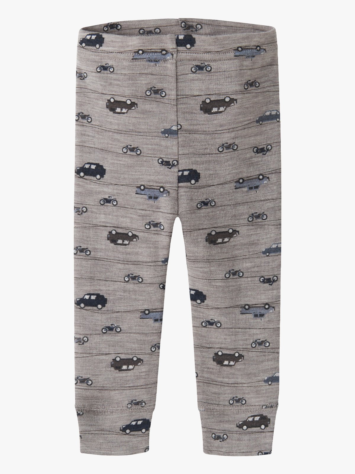 Name It Wang Wool Rib Longjohn All Over Print Satellite
