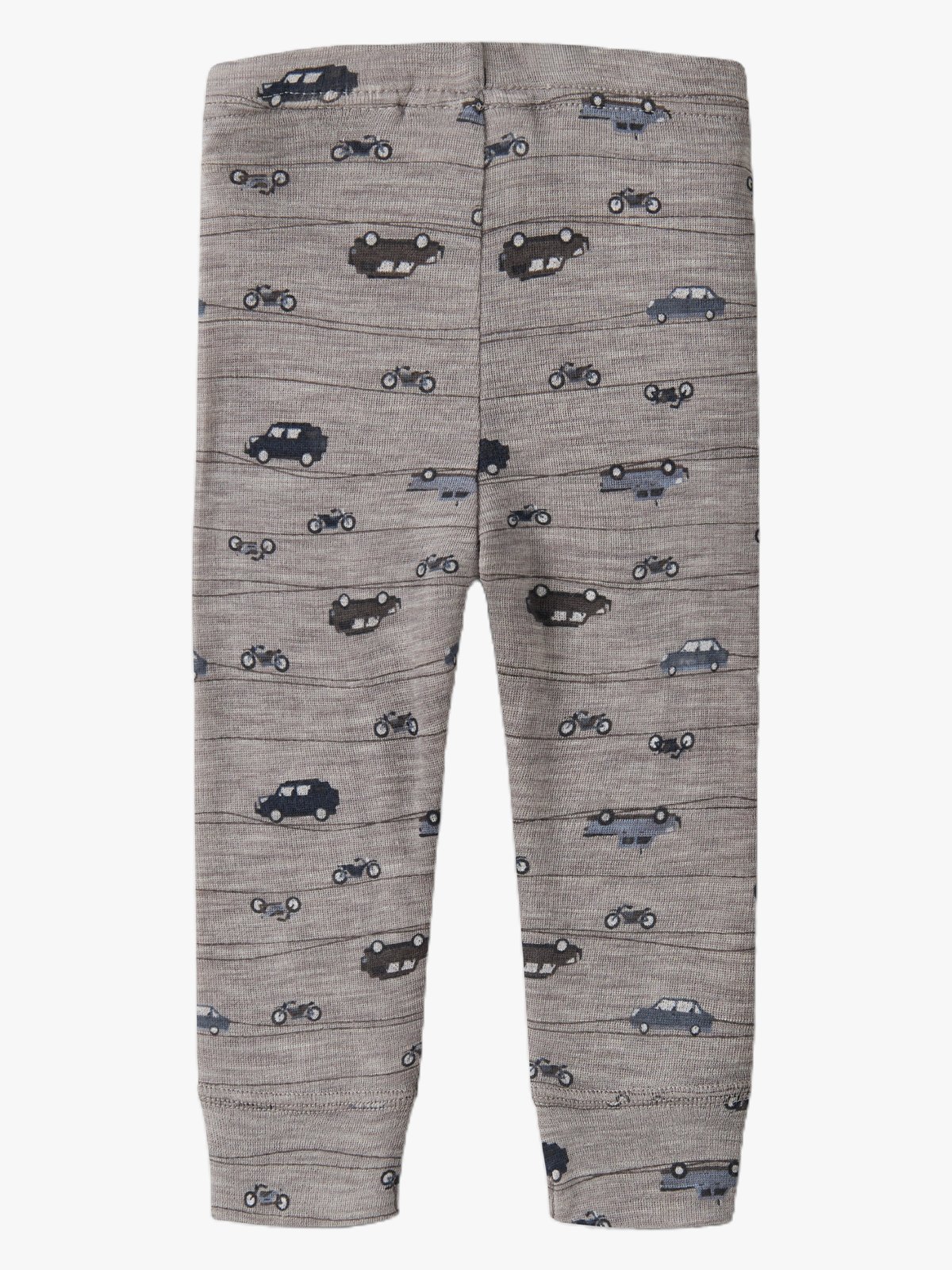 Name It Wang Wool Rib Longjohn All Over Print Satellite