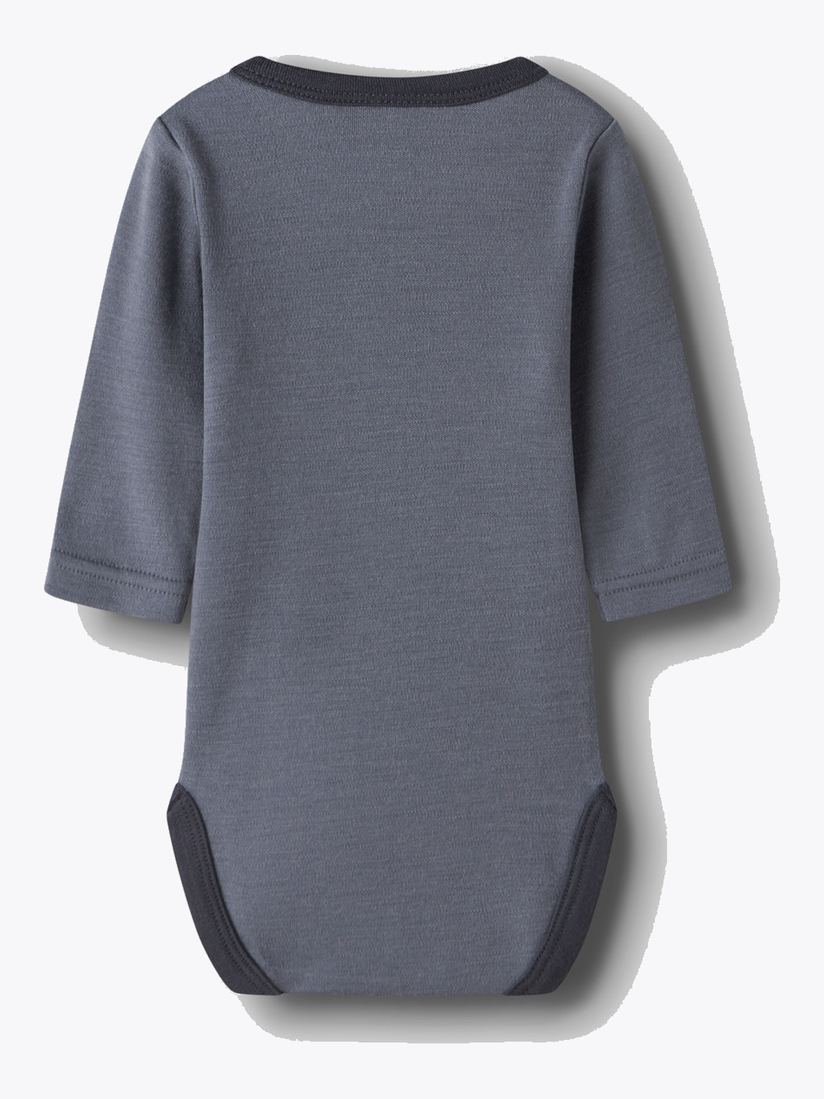 Name It Willit Wool Long Sleeve Body Folkstone Gray ANIMALS AT WORK