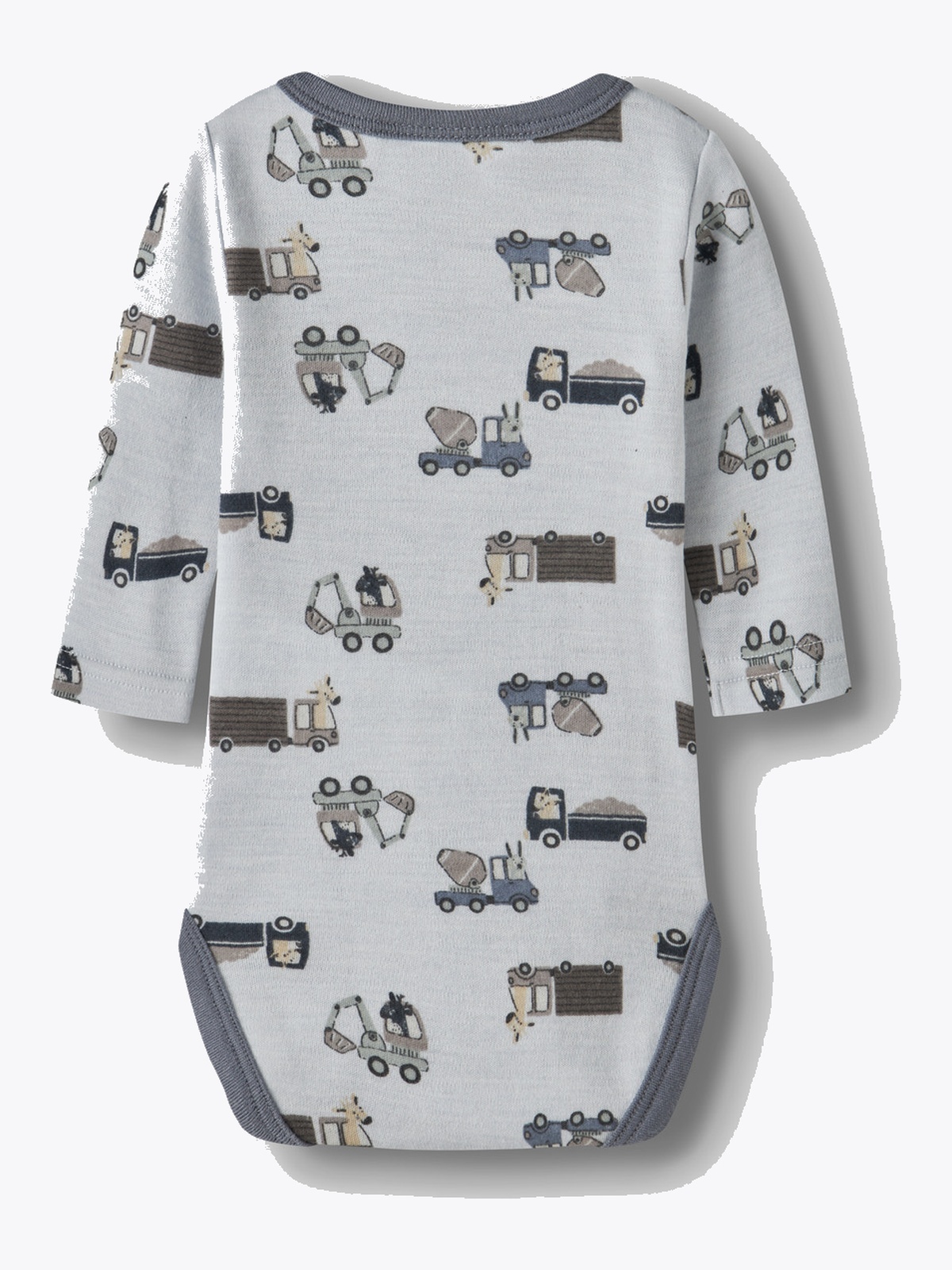 Name It Willit Wool Long Sleeve Wrap Body arctic ice animals at work