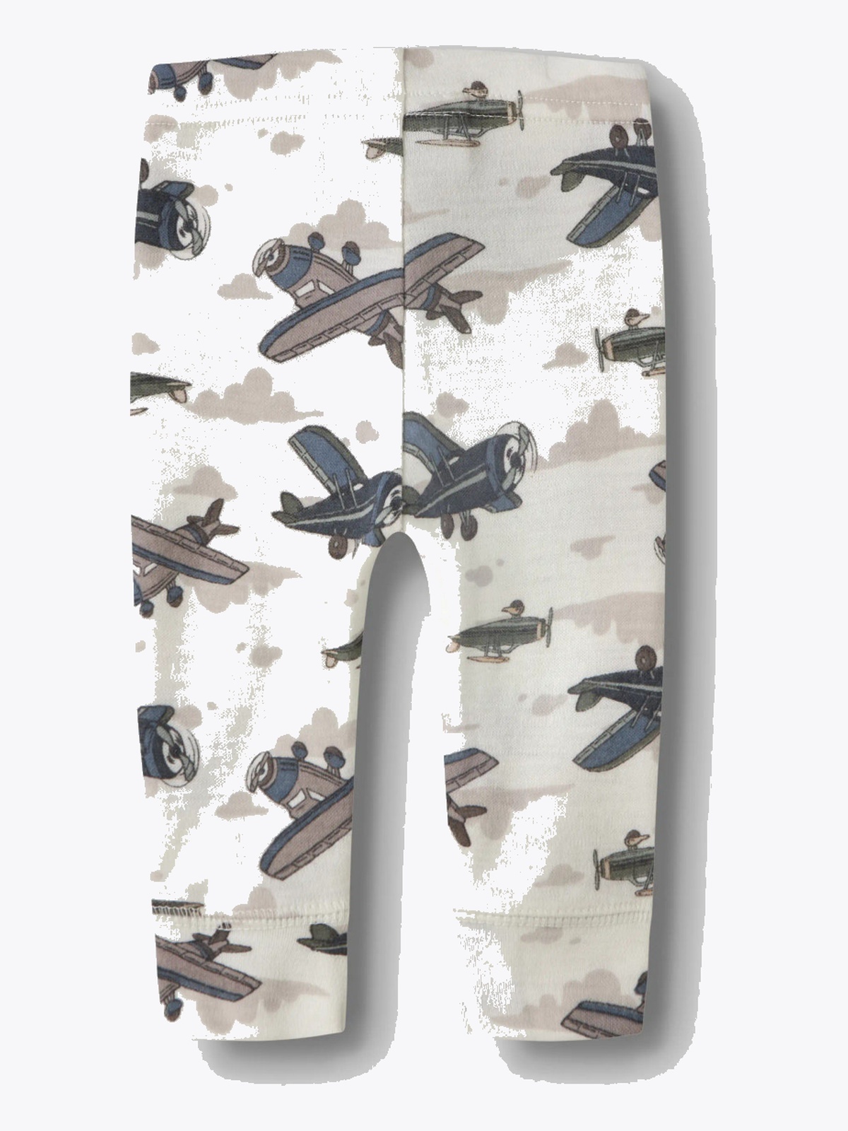 Name It Willitus Wool Longjohn snow white airplanes