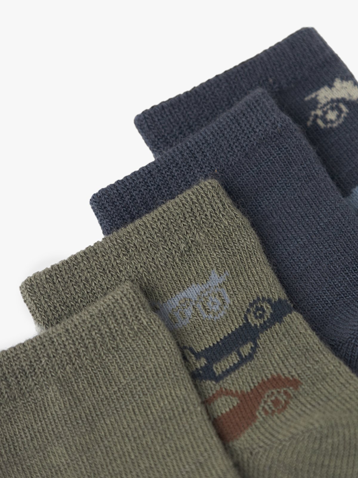 Name It Wak Wool Blend 4 Pack Sock Ombre Blue / Mulled Basil / Ombre