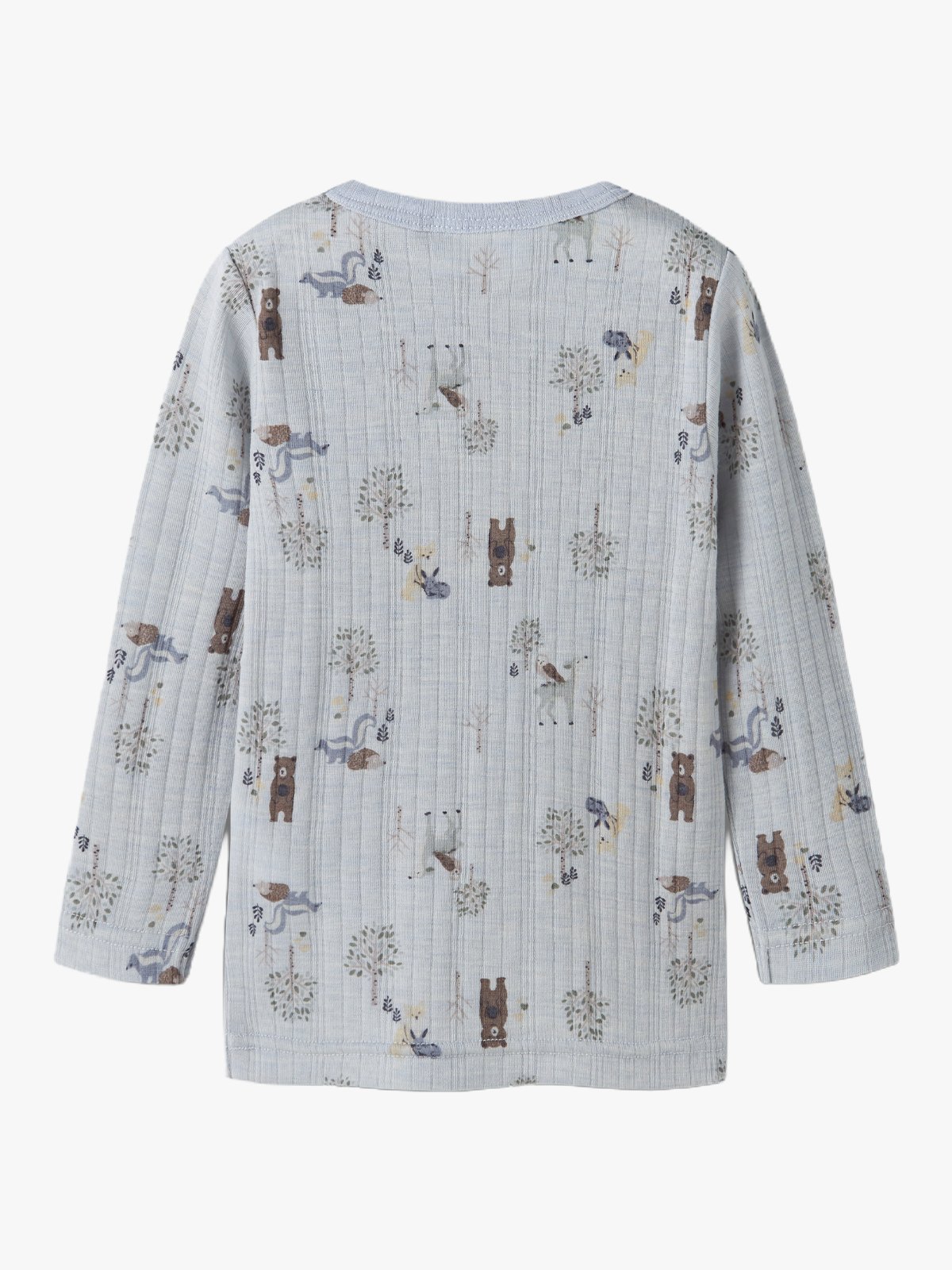 Name It Wang Wool Needle Long Sleeve Top Arctic Ice
