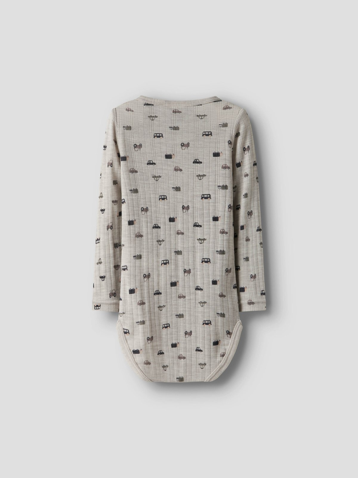 Name It Wang Wool Needle Long Sleeve Body Nacreous Cloud