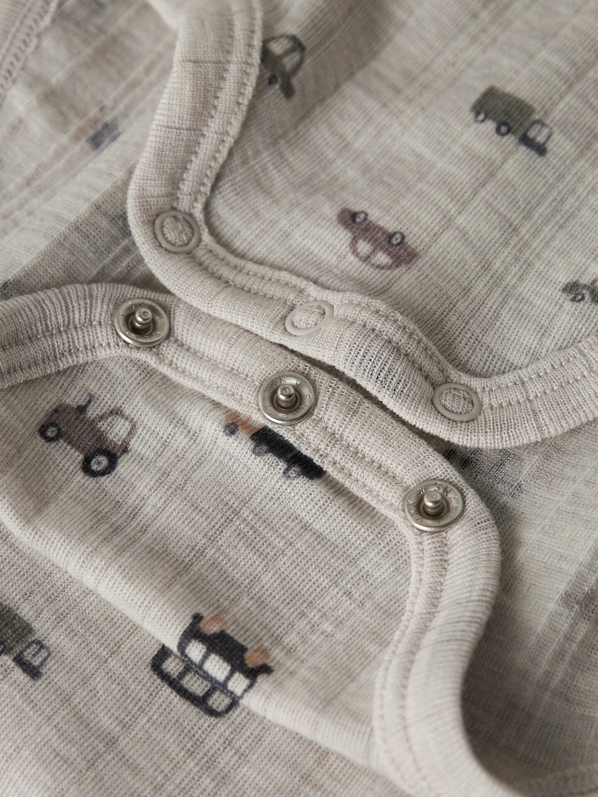 Name It Wang Wool Needle Long Sleeve Body Nacreous Cloud