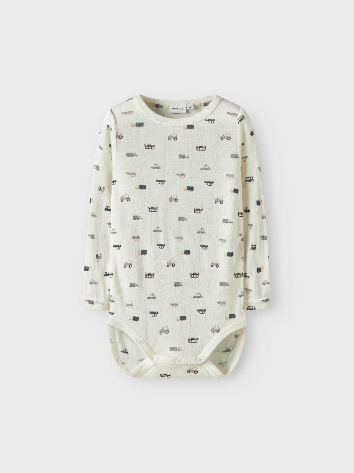 Name It Wang Wool Needle Long Sleeve Body Snow White