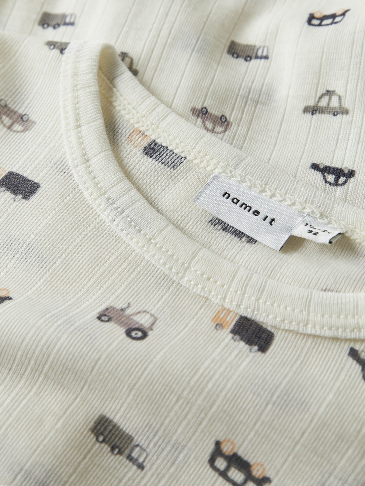 Name It Wang Wool Needle Long Sleeve Body Snow White