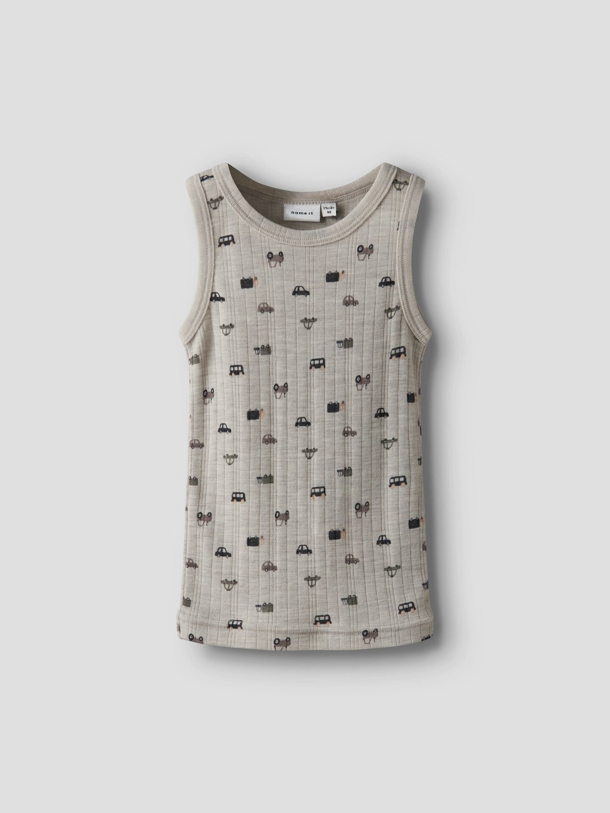 Name It Wang Wool Needle Tank Top Nacreous Cloud