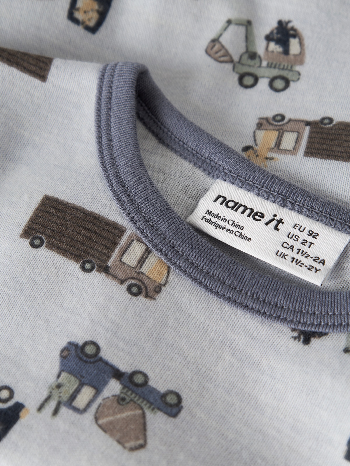 Name It Willit Wool Long Sleeve Top arctic ice animals at work