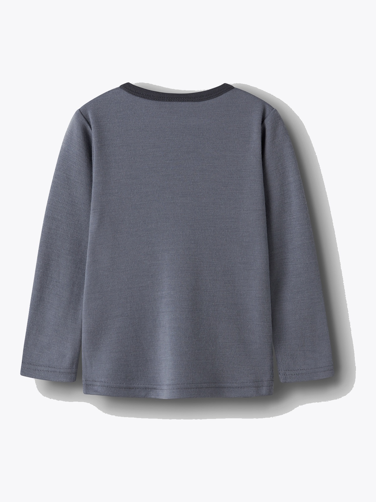 Name It Willit Wool Long Sleeve Top folkstone gray animals at work