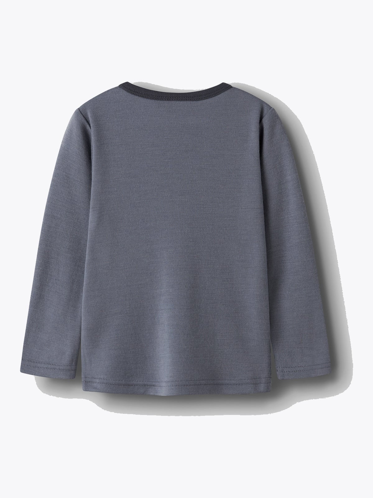 Name It Willit Wool Long Sleeve Top folkstone gray animals at work