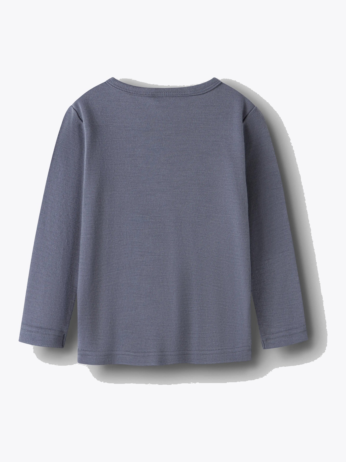 Name It Willitus Wool Long Sleeve Top folkstone gray airplanes