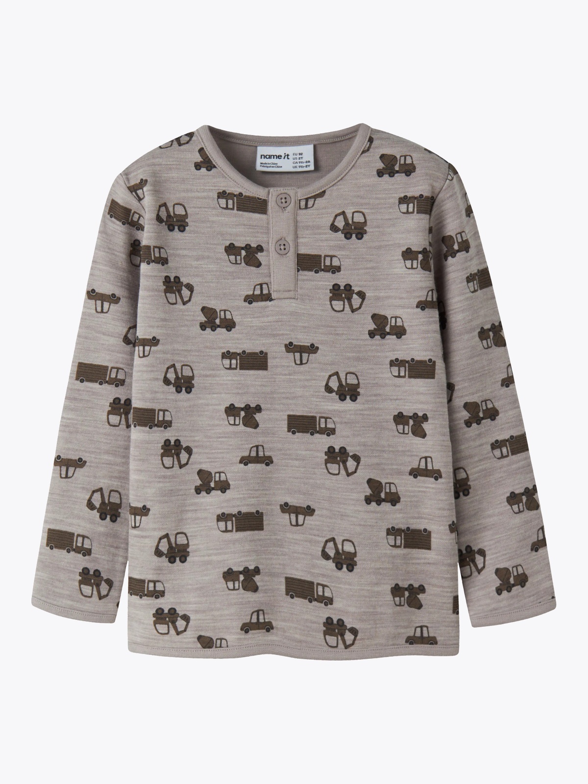 Name It Wuppo Wo/Co Long Sleeve Top Satellite Machines