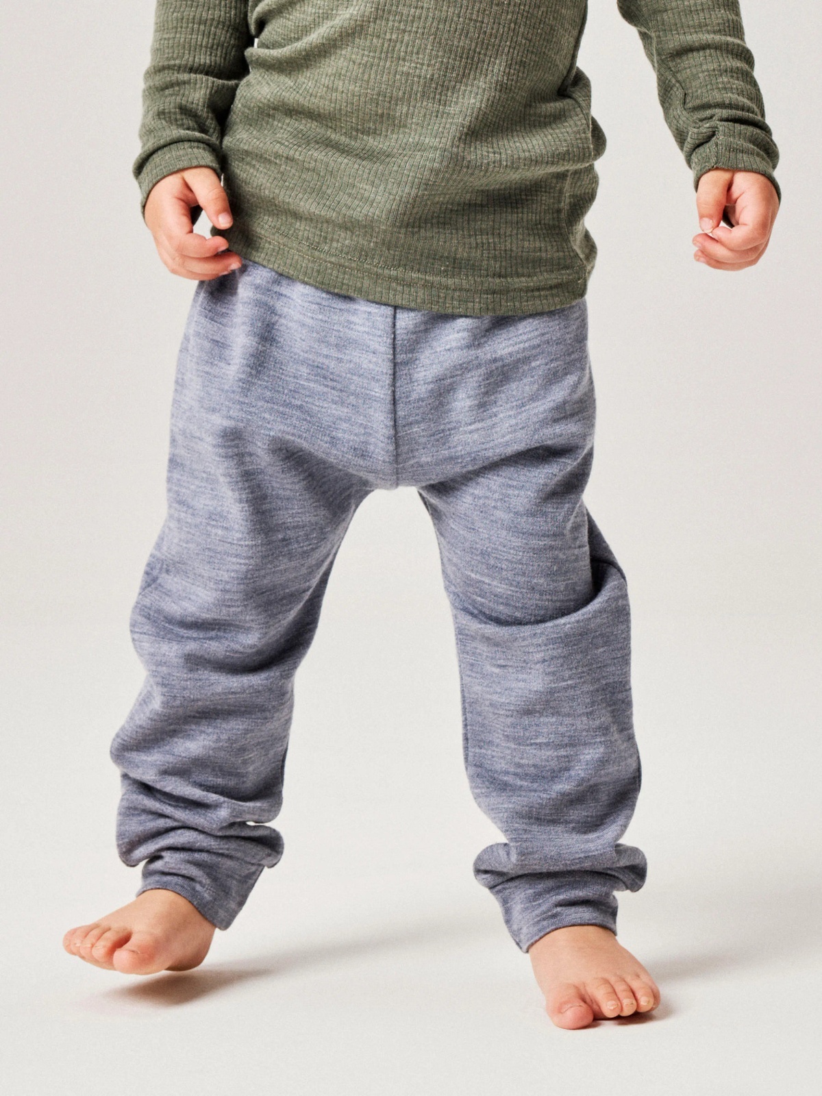Name It Wesso Wool Sweat Pant folkstone gray